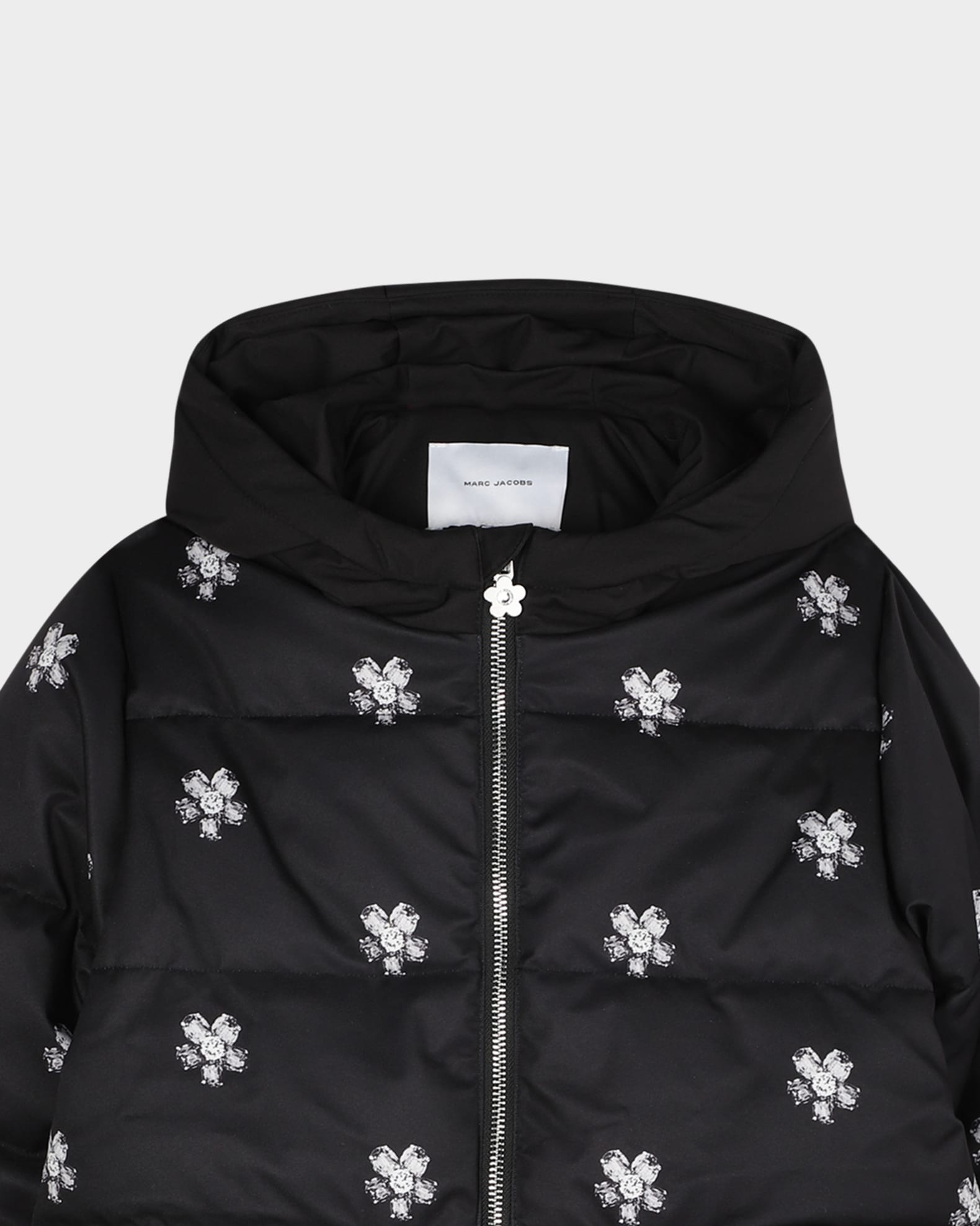 Marc Jacobs Girl's Puffer Jacket With Jewels Print, Size 8