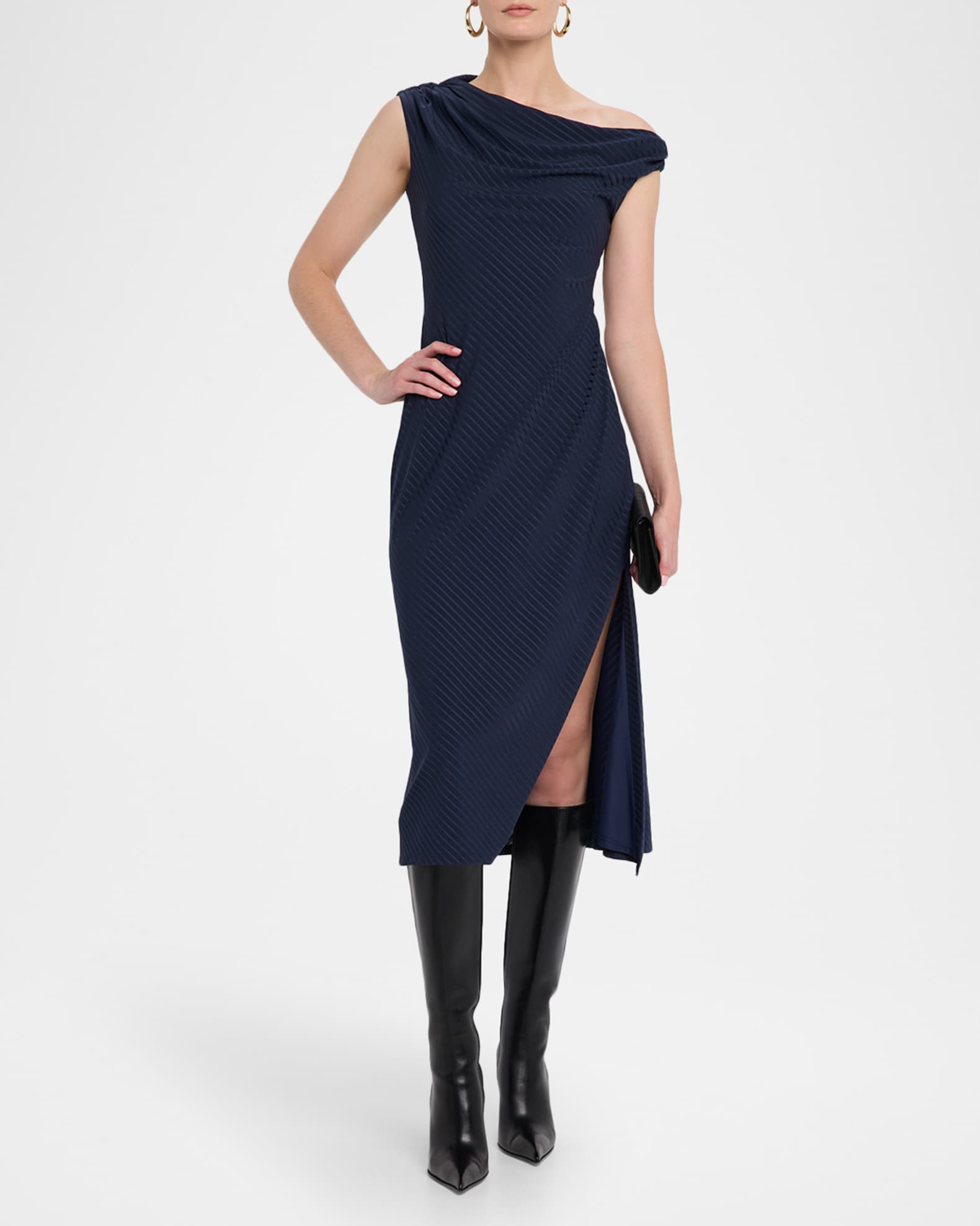blue dress for baby girl Tranquility Asymmetric Midi Dress main image 0