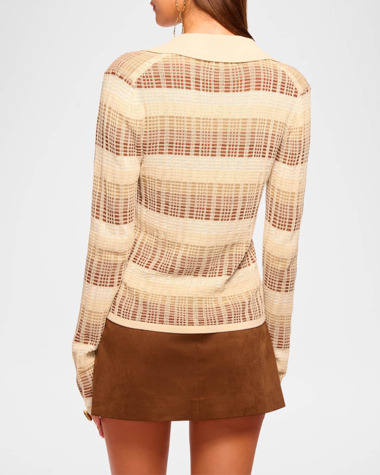 Ivana Plaid Cardigan 1