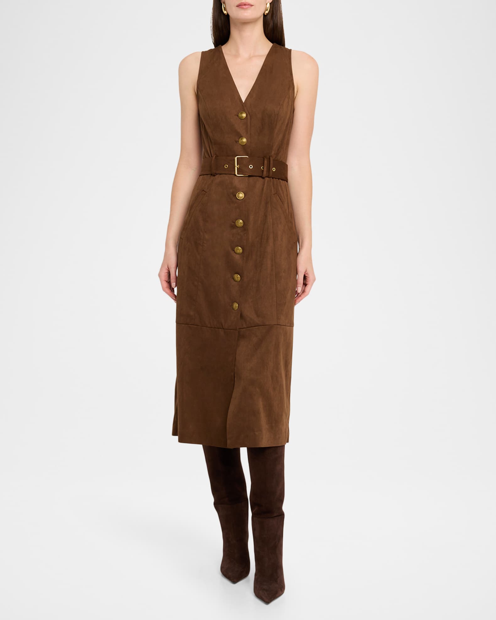 formal long sleeve midi dress Ulla Johnson