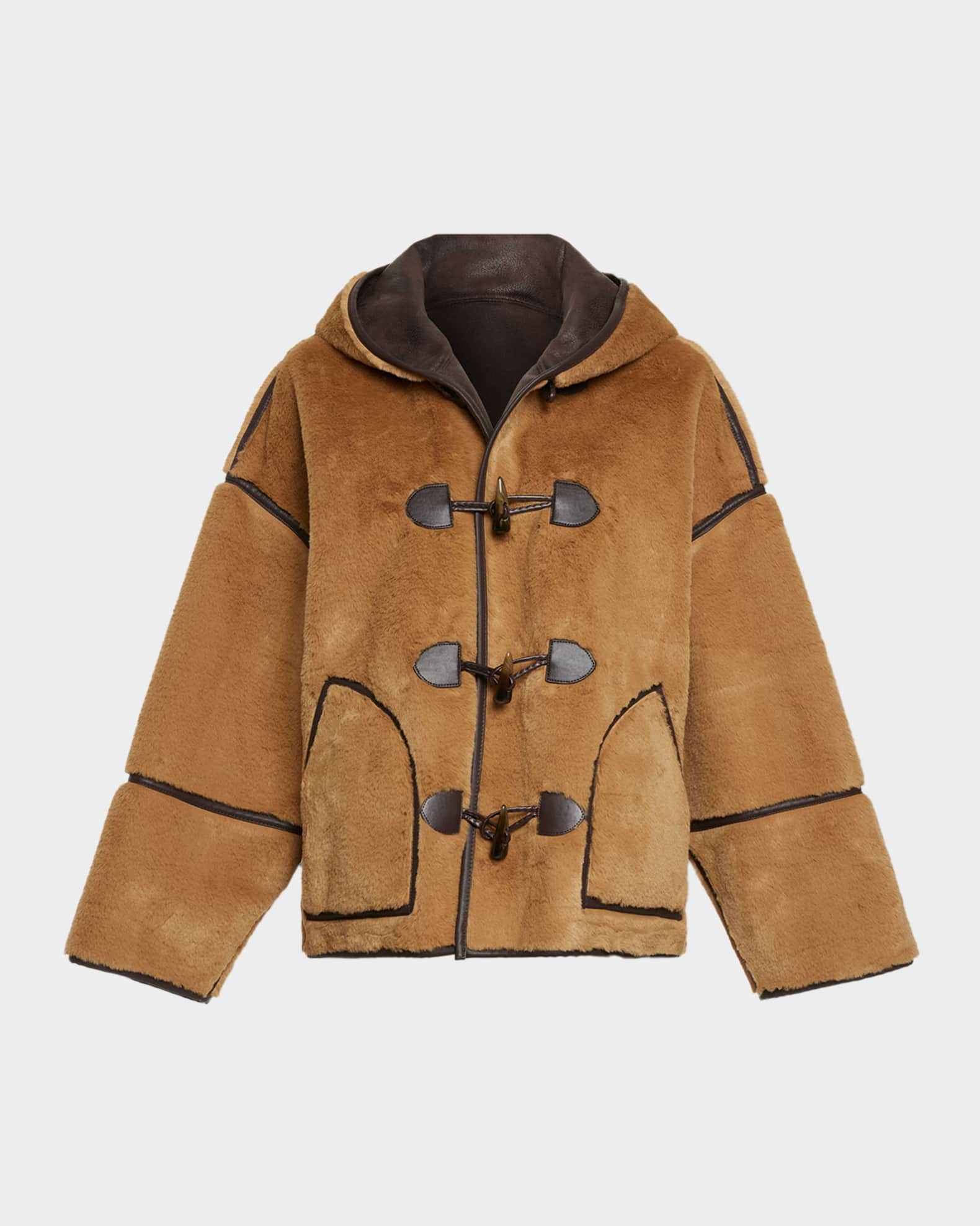 Ramy Brook Lucy Hooded Faux Fur Jacket | Neiman Marcus