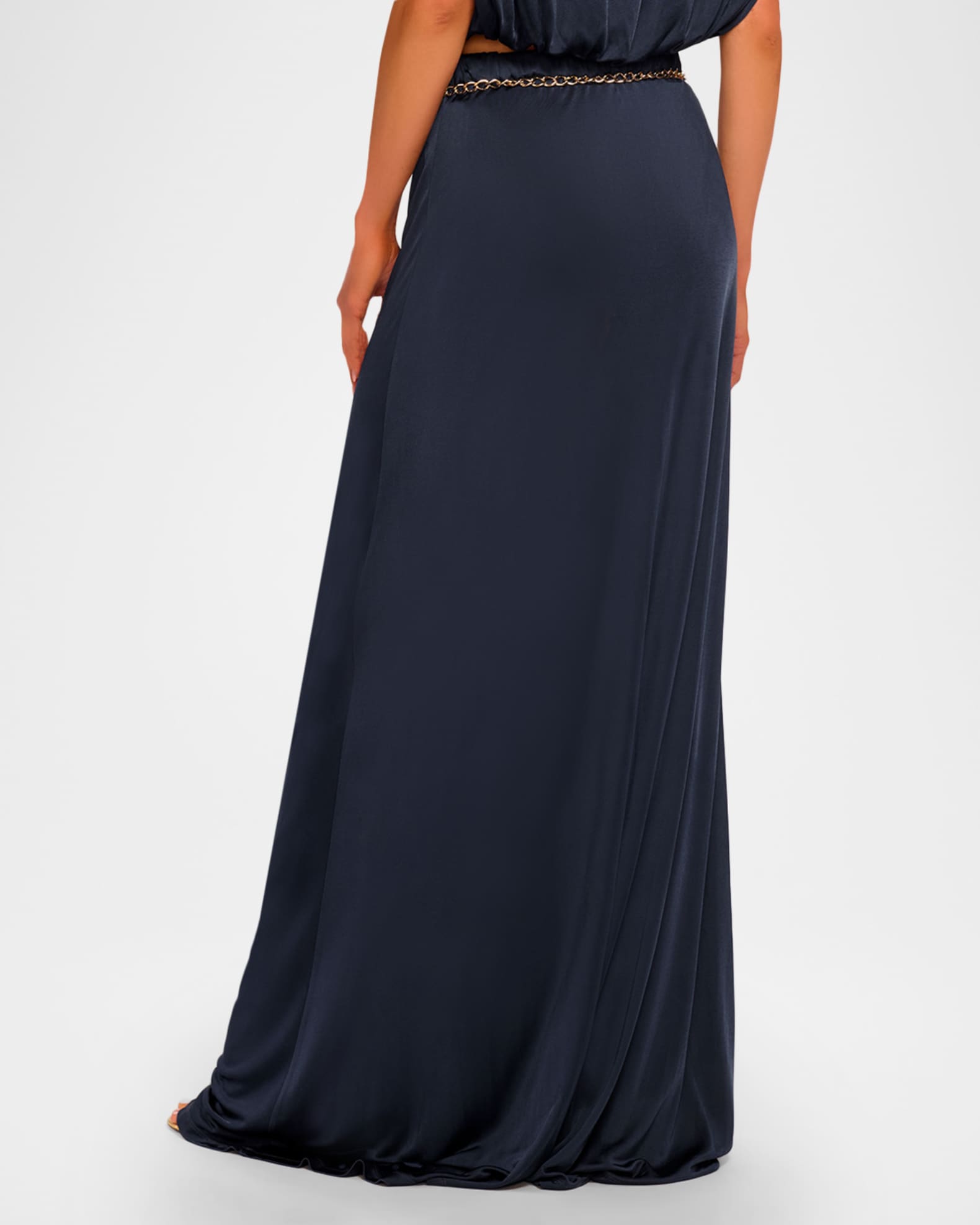 Ramy Brook Chris Satin Maxi Skirt Neiman Marcus