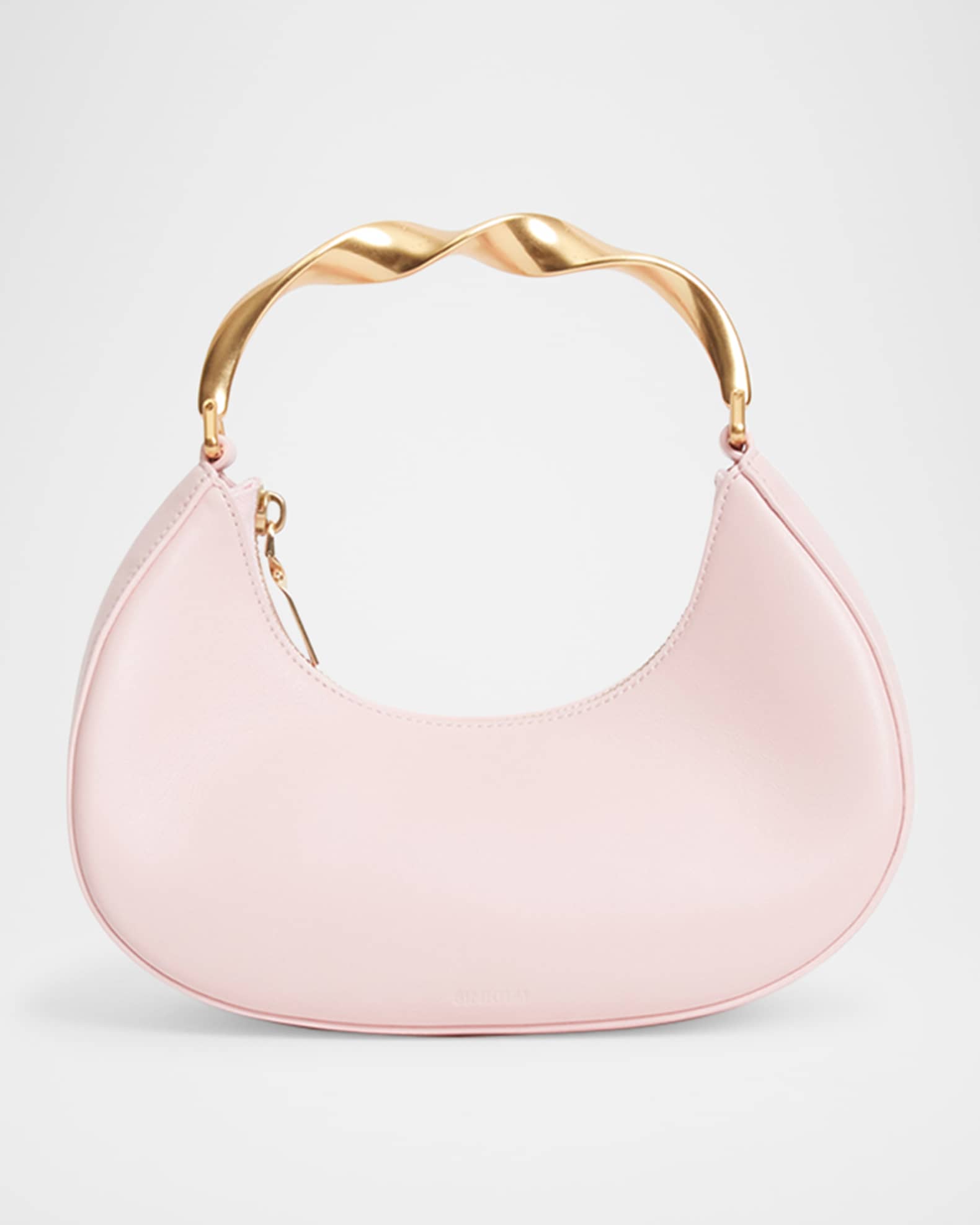 Nixi Leather Twist Top-Handle Bag 0