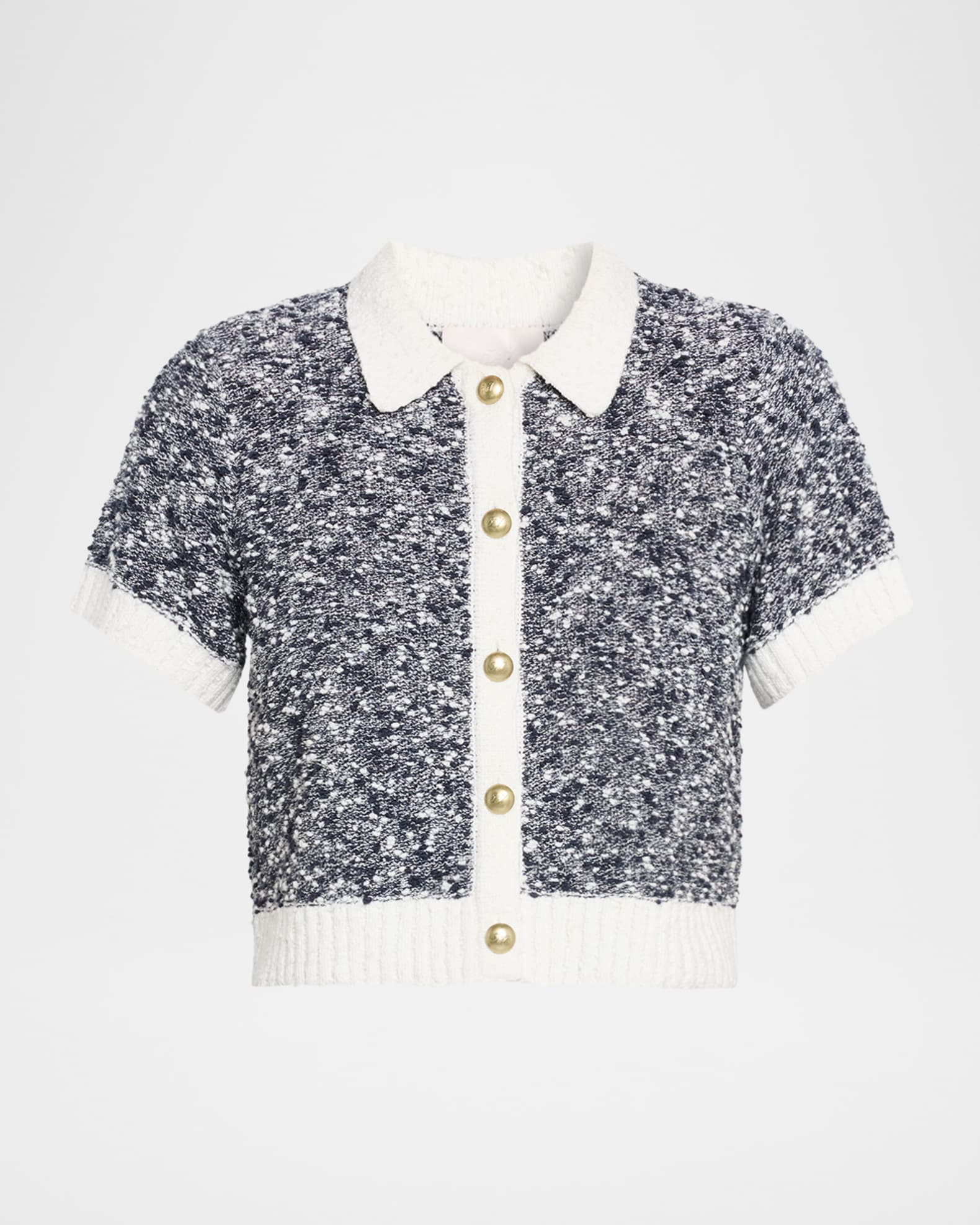 Adalee Short-Sleeve Crop Cardigan 0