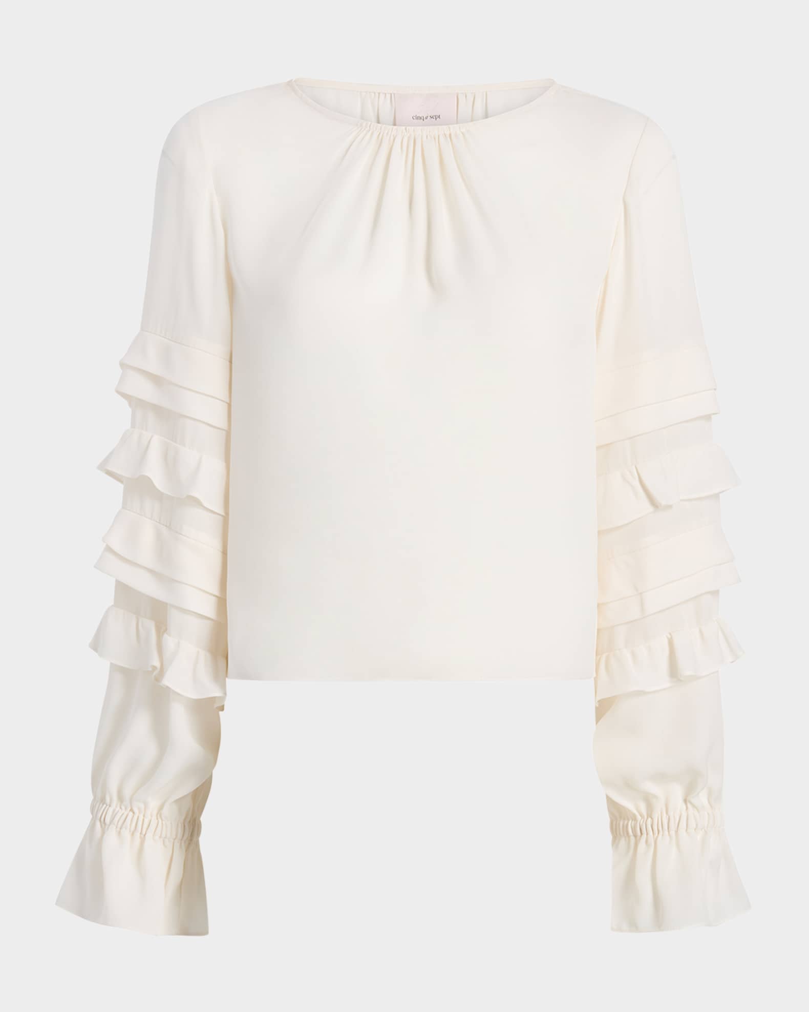 Anta Ruffled Long-Sleeve Top 0
