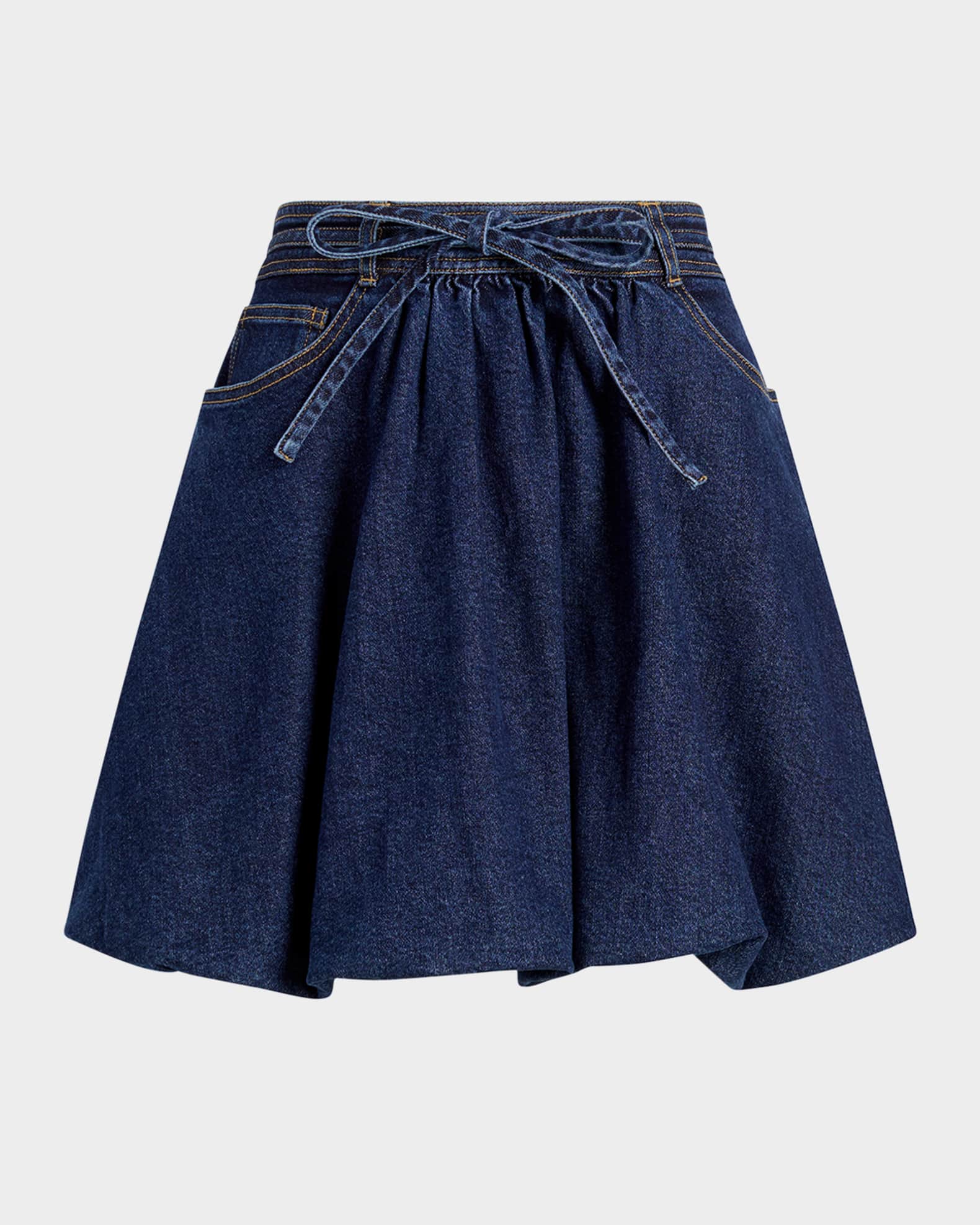 Steph Denim Bubble Skirt 0