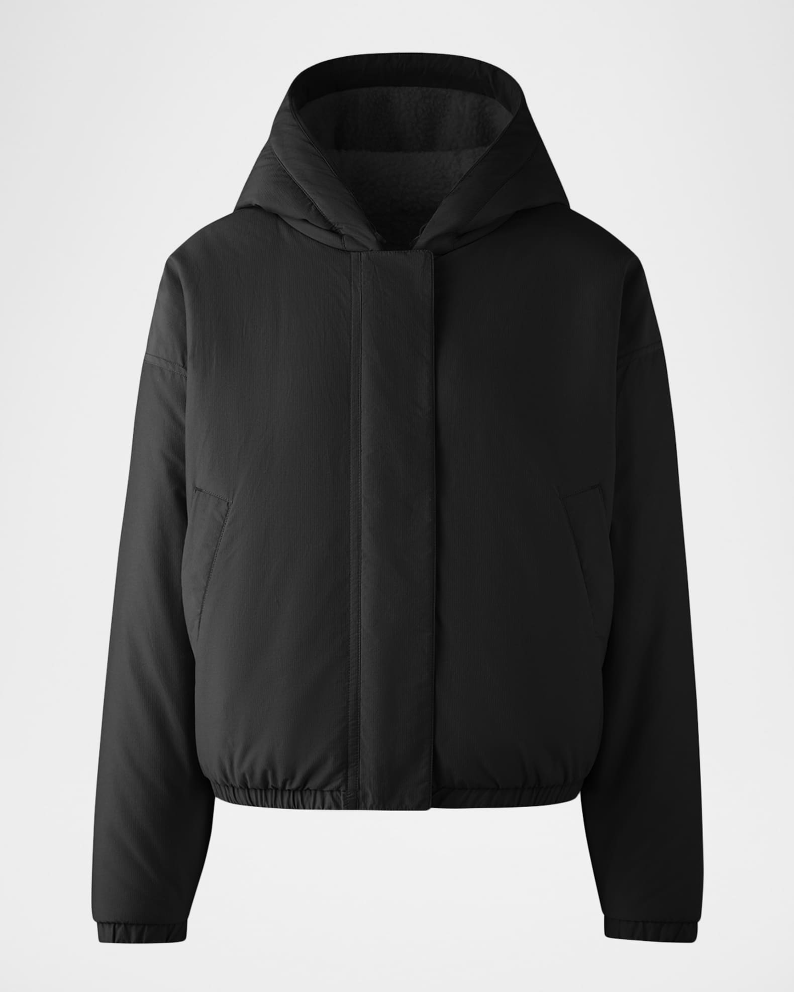 Canada Goose Alberni Reversible Fleece Bomber Jacket | Neiman Marcus