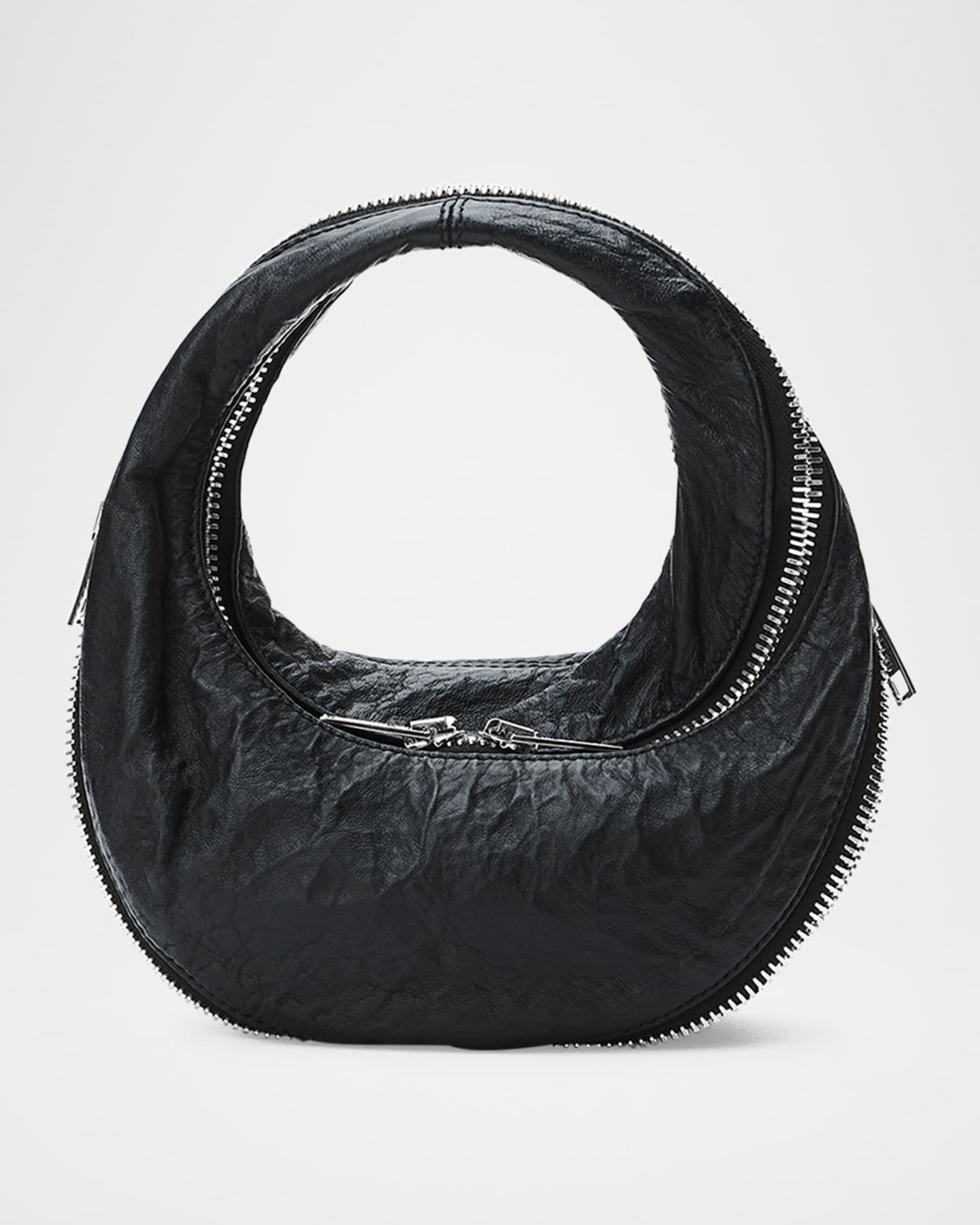 Twyst Zip Leather Mini Top-Handle Bag 0