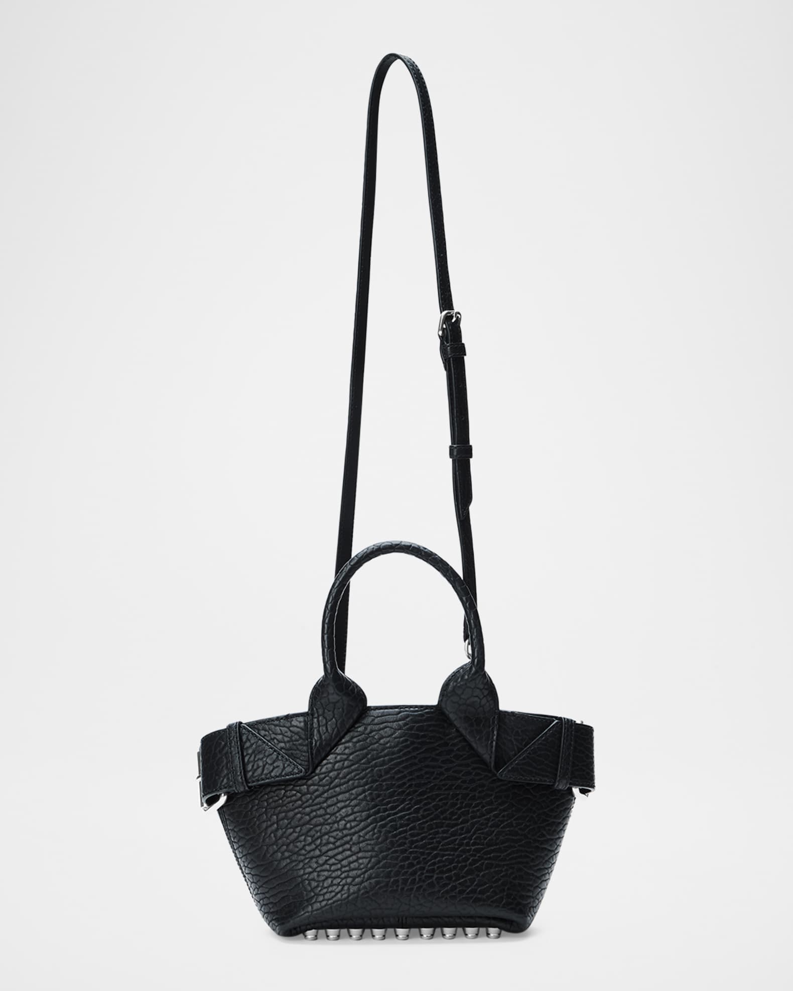 Alexander Wang■Rhett ブラック スモール レザー トートバッグ Alexander Wang Rhett Small Studded Leather Tote Bag | Neiman