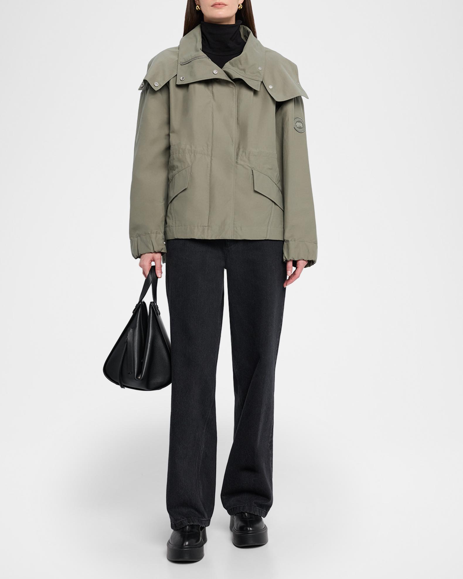 Canada Goose Olivine Oversized Jacket with Removable Hood | Neiman