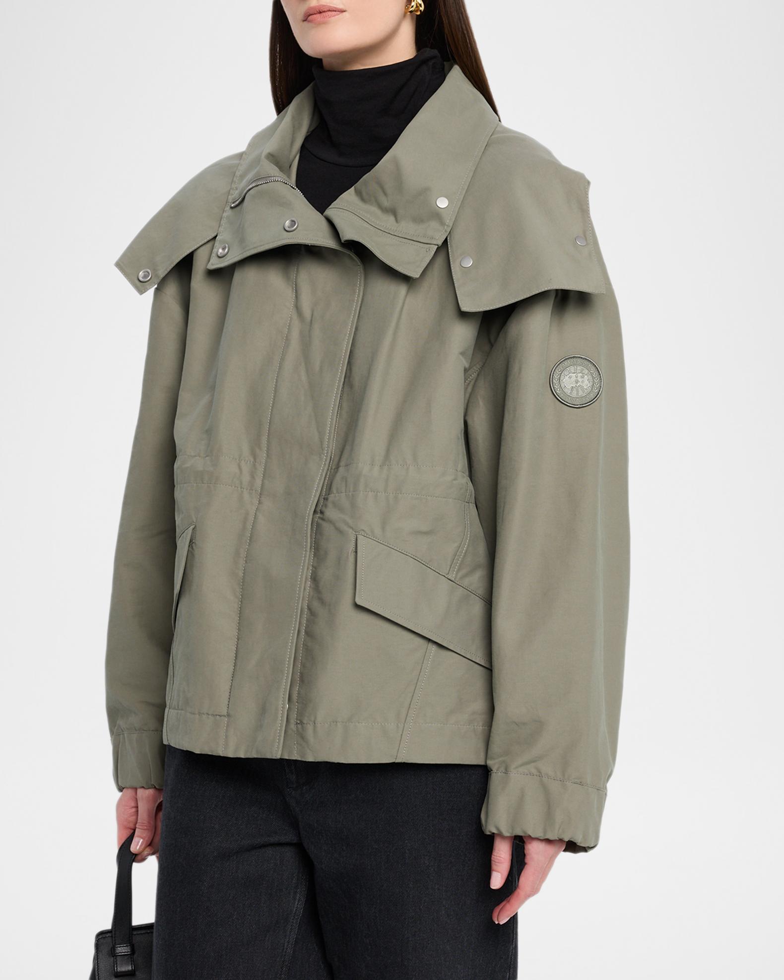 Canada Goose Olivine Oversized Jacket with Removable Hood | Neiman