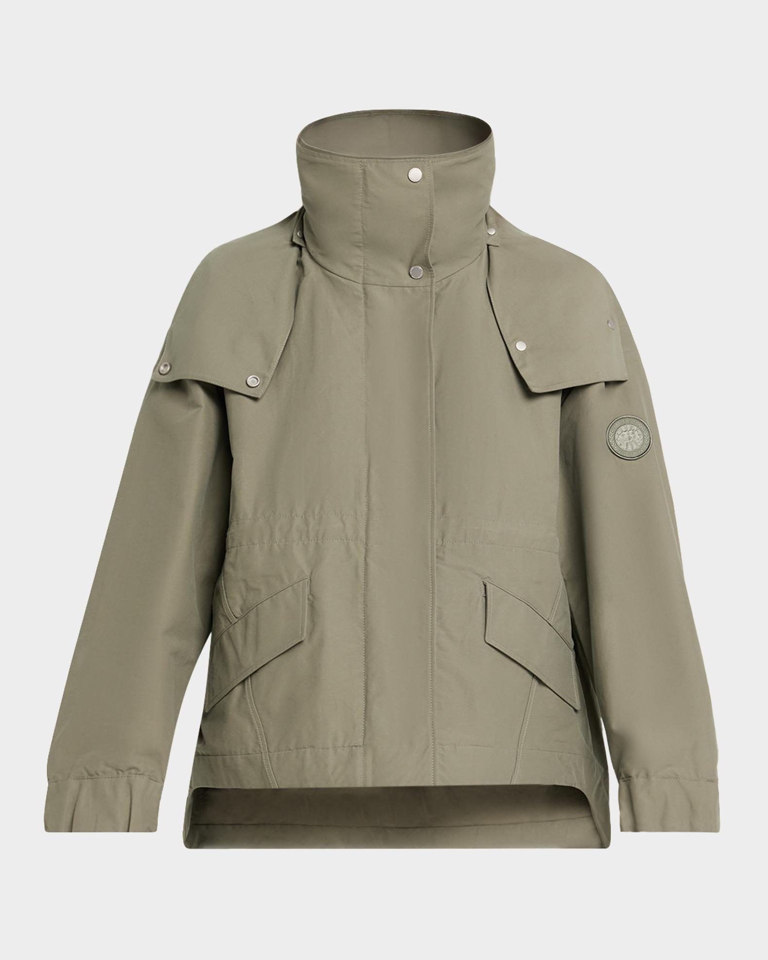 Canada Goose Olivine Oversized Jacket with Removable Hood | Neiman