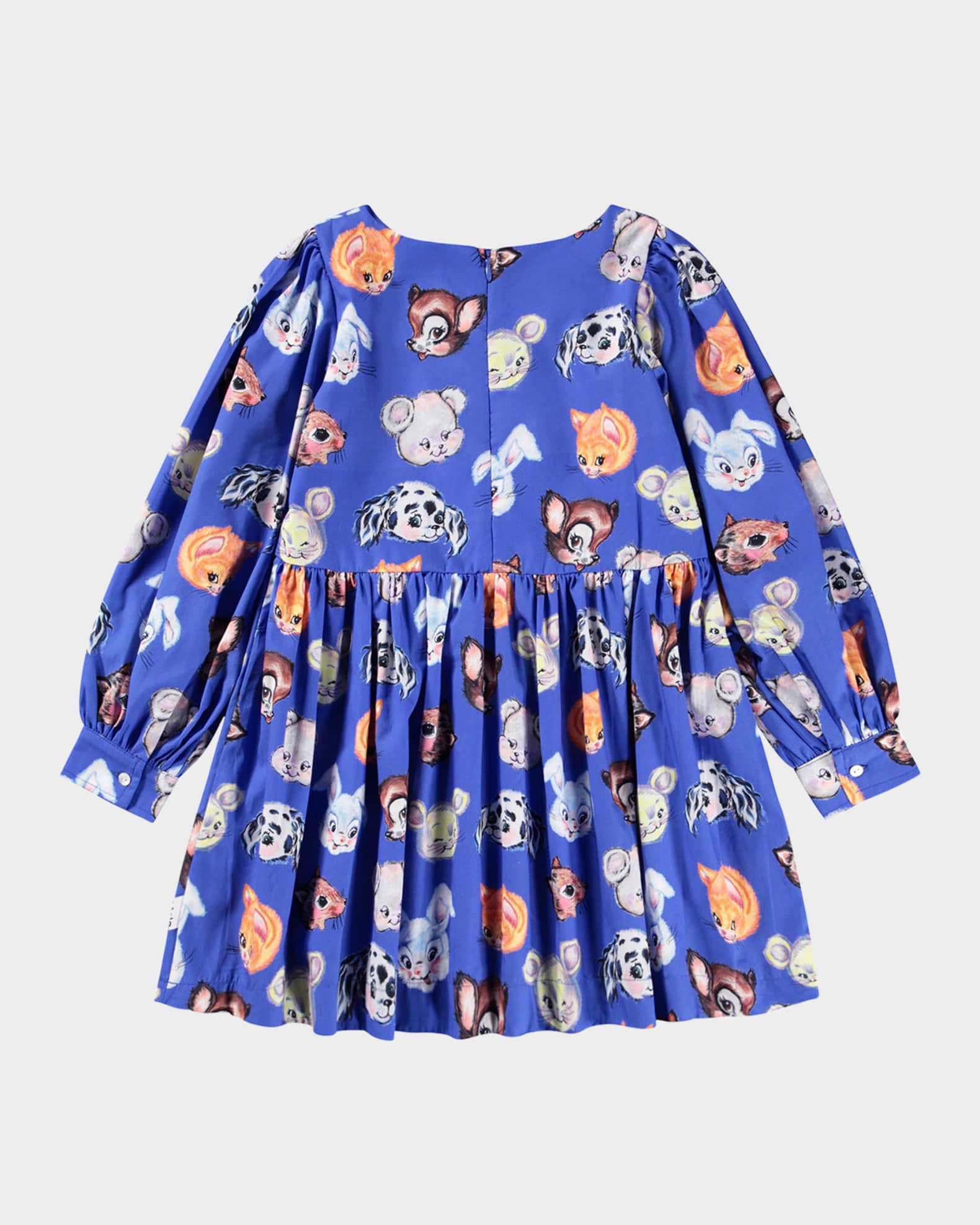 Girl's Cleo Graphic-Print Organic Cotton Dress, Size 3T-6 1