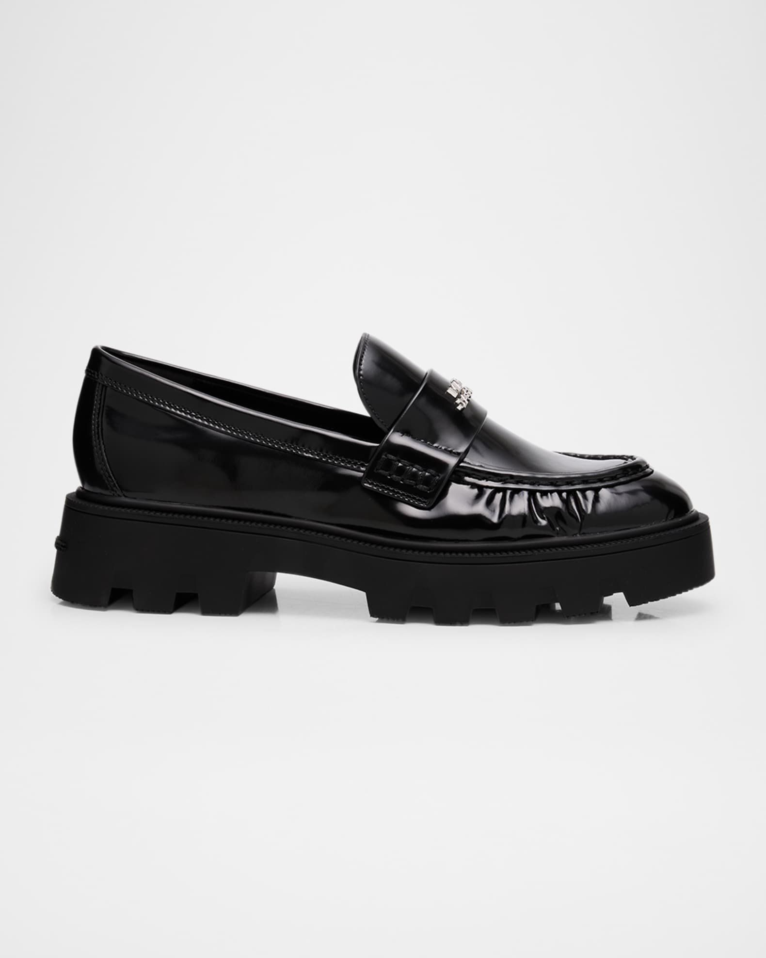 Marc Jacobs The Frankie Spazzalato Leather Loafers | Neiman Marcus
