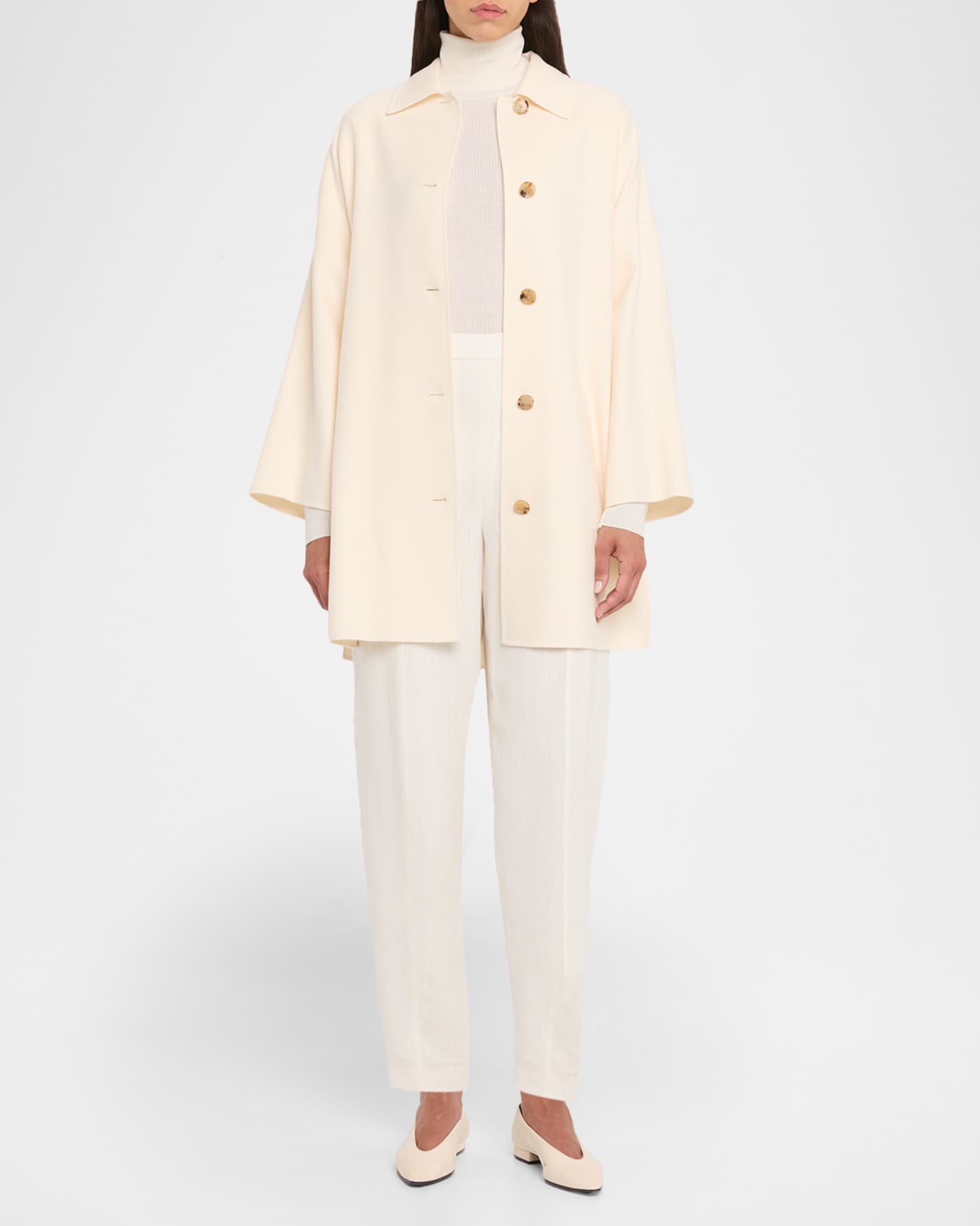 Anthony Single-Breasted Cashmere Coat 1