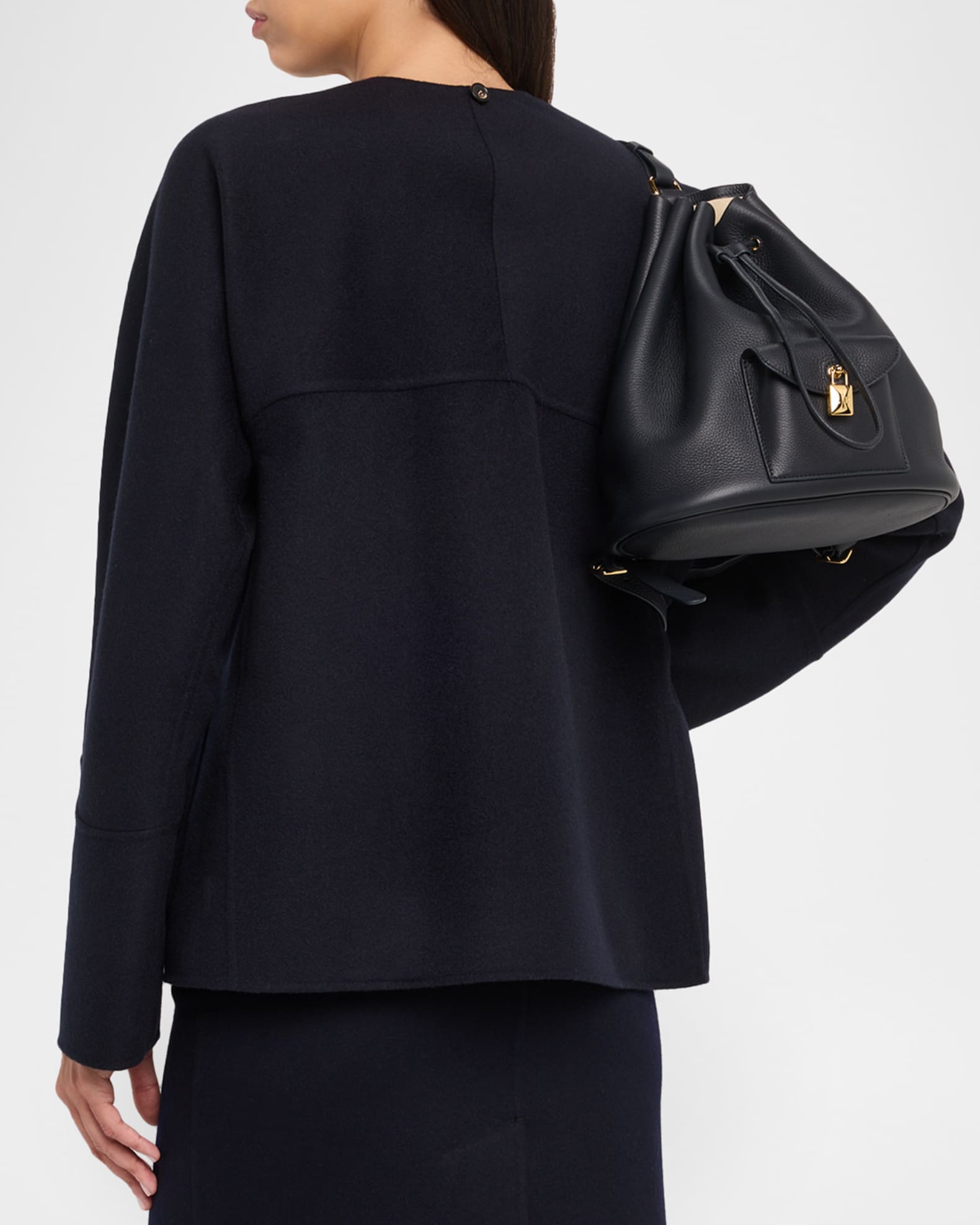 Loro Piana Blaney Double Cashmere Shirt Jacket | Neiman Marcus