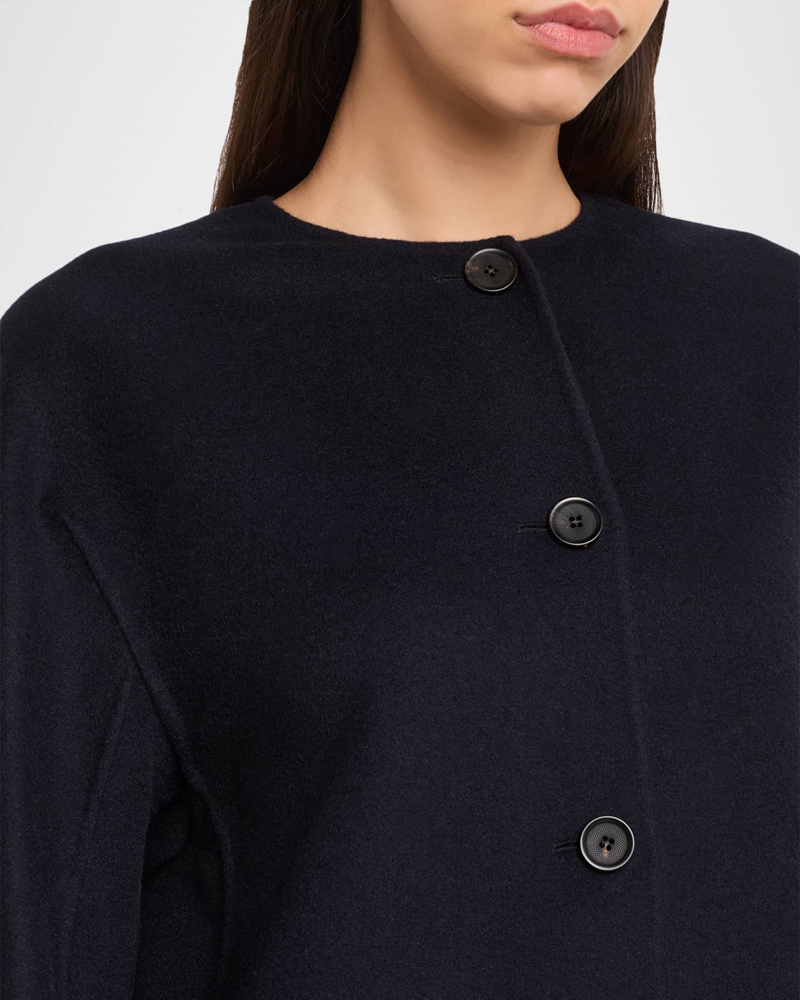 Loro Piana Blaney Double Cashmere Shirt Jacket | Neiman Marcus