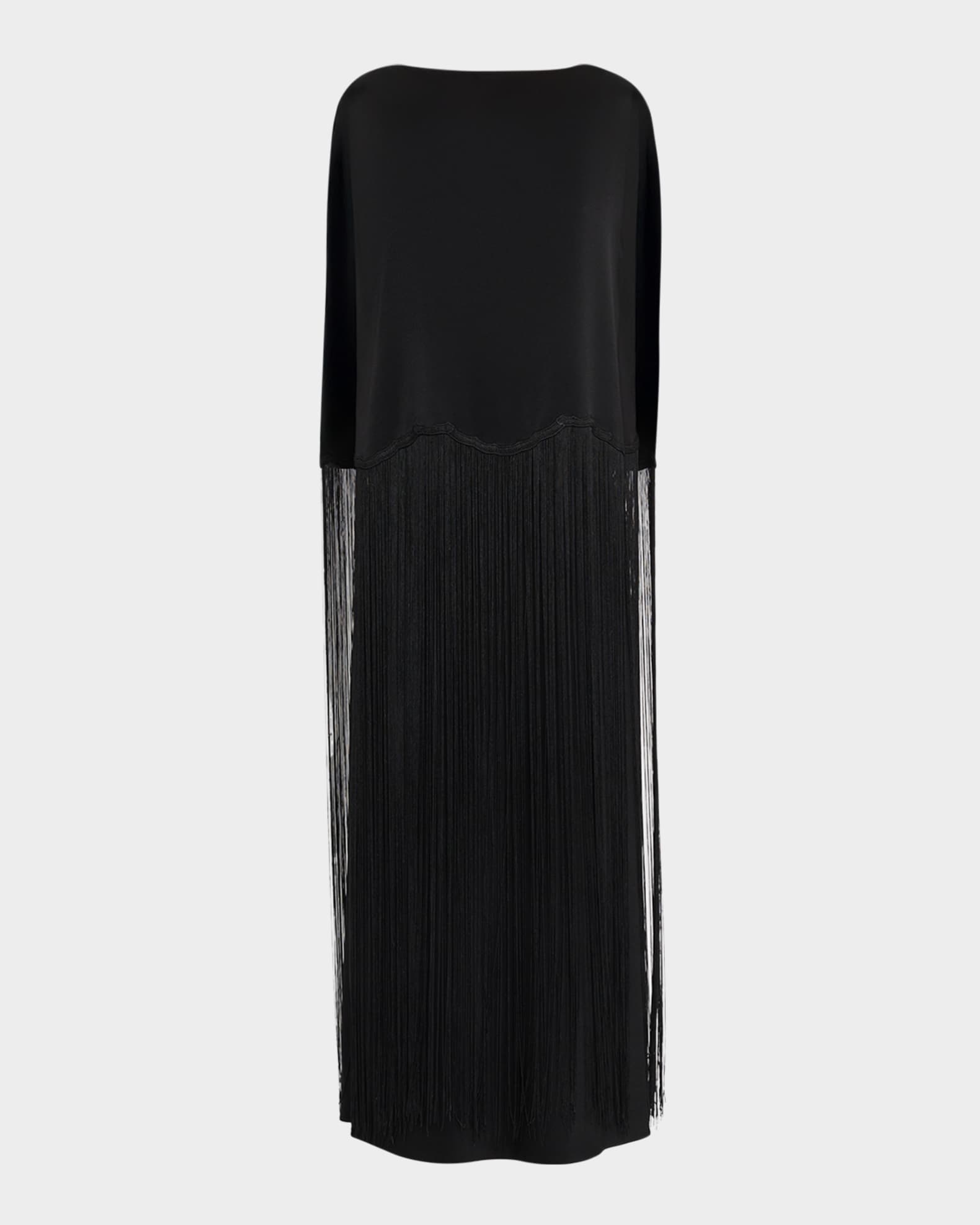 Ungaro Solara Sleeveless Fringe Maxi Dress | Neiman Marcus