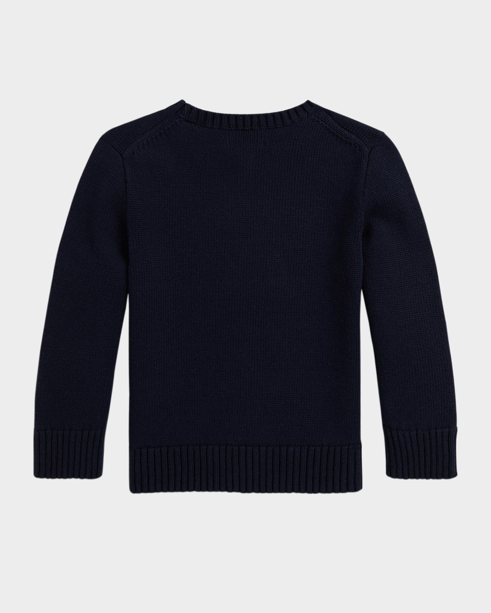 Boy's Dog Intarsia Knit Cotton Crewneck Sweater | Neiman Marcus