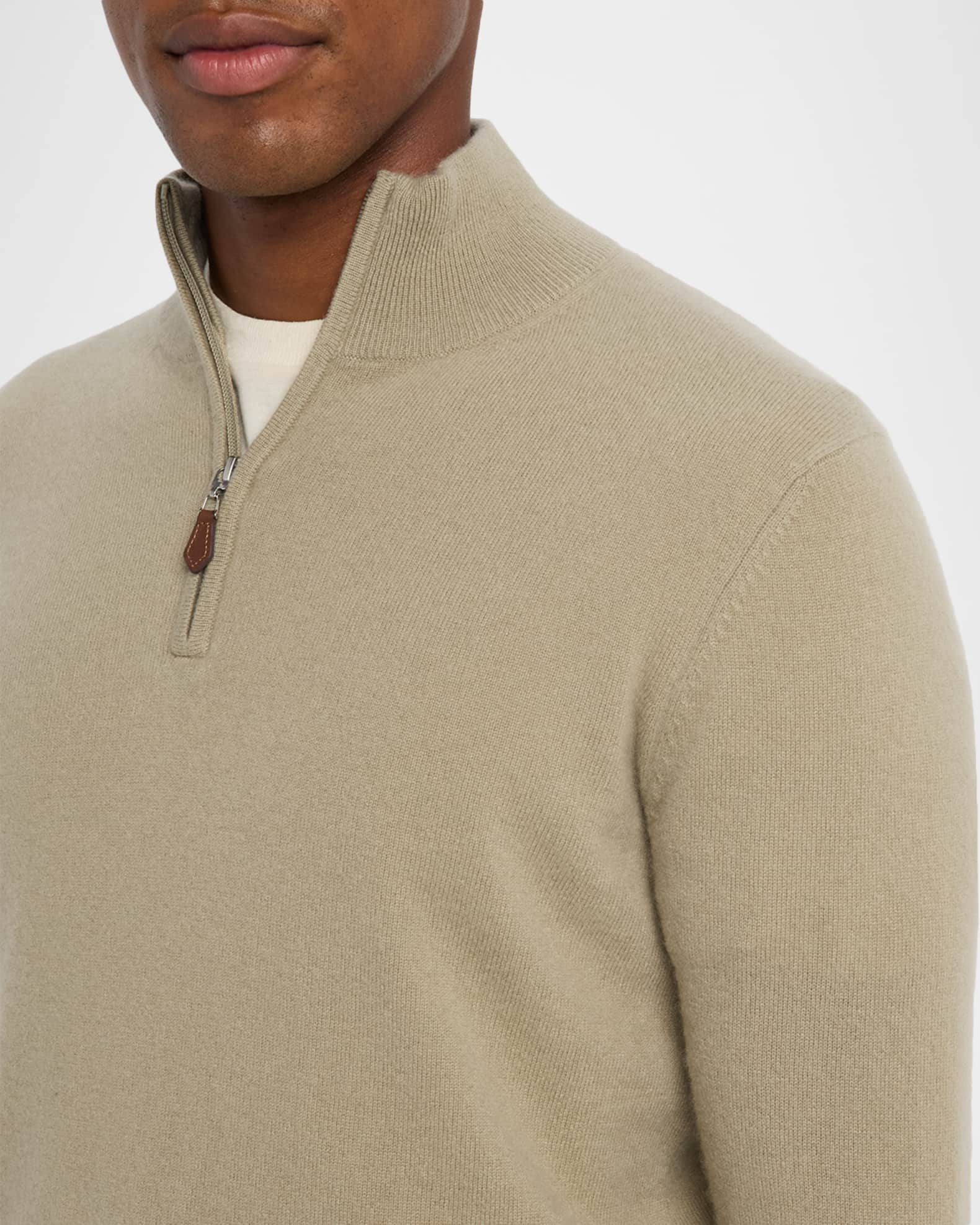 Neiman Marcus Men's Cashmere Quarter-Zip Sweater | Neiman Marcus