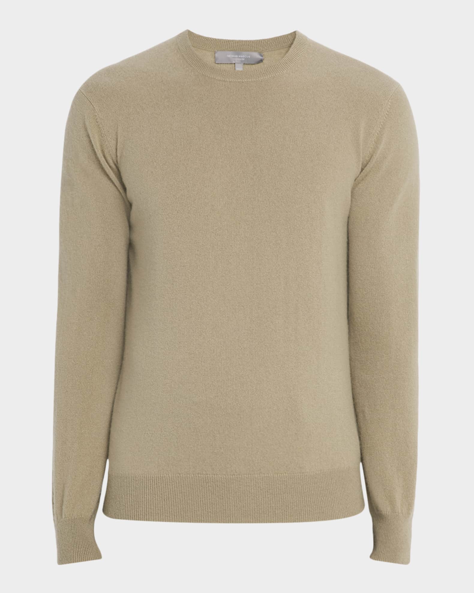 Neiman Marcus Men's Cashmere Crewneck Sweater | Neiman Marcus