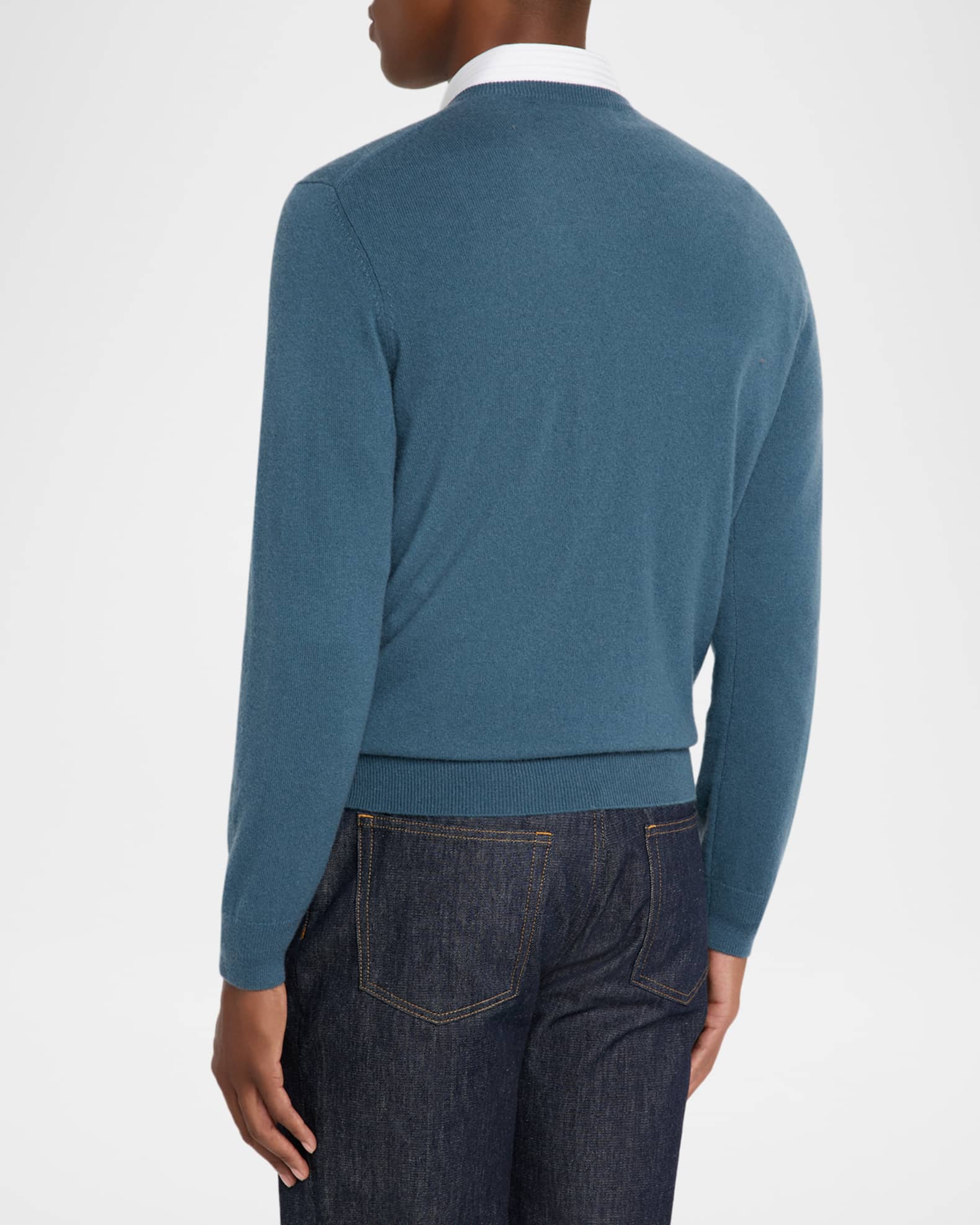 Neiman Marcus Men's Cashmere V-Neck Sweater | Neiman Marcus