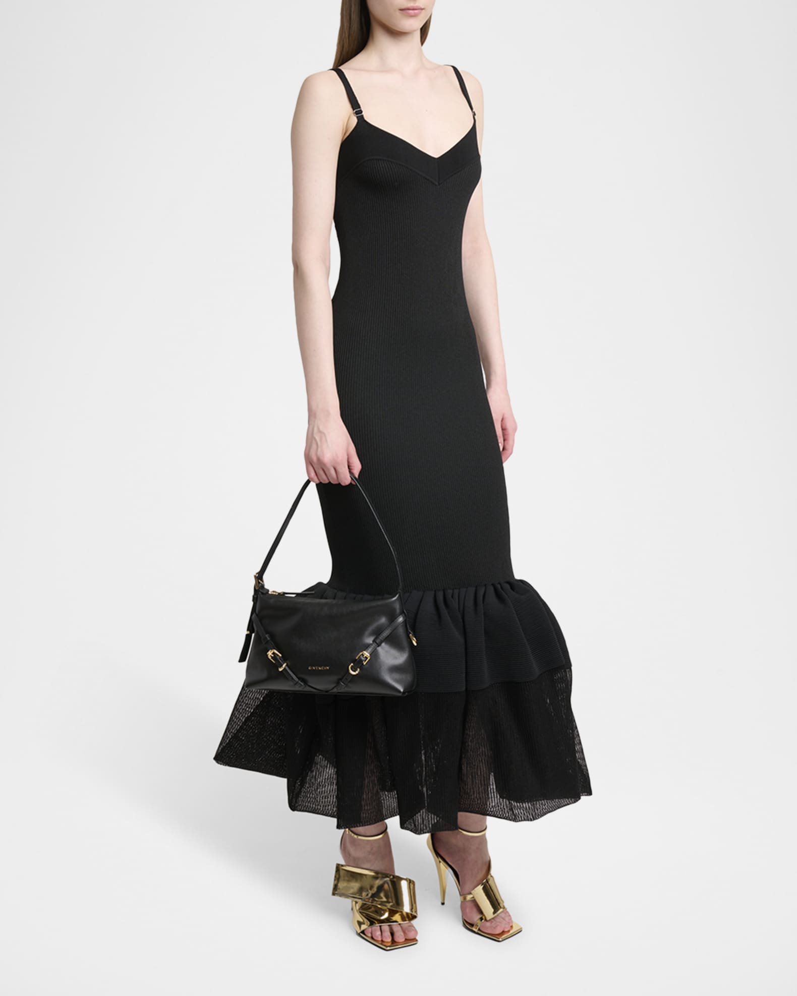Givenchy Voyou Mini Shoulder Bag in Shiny Leather | Neiman
