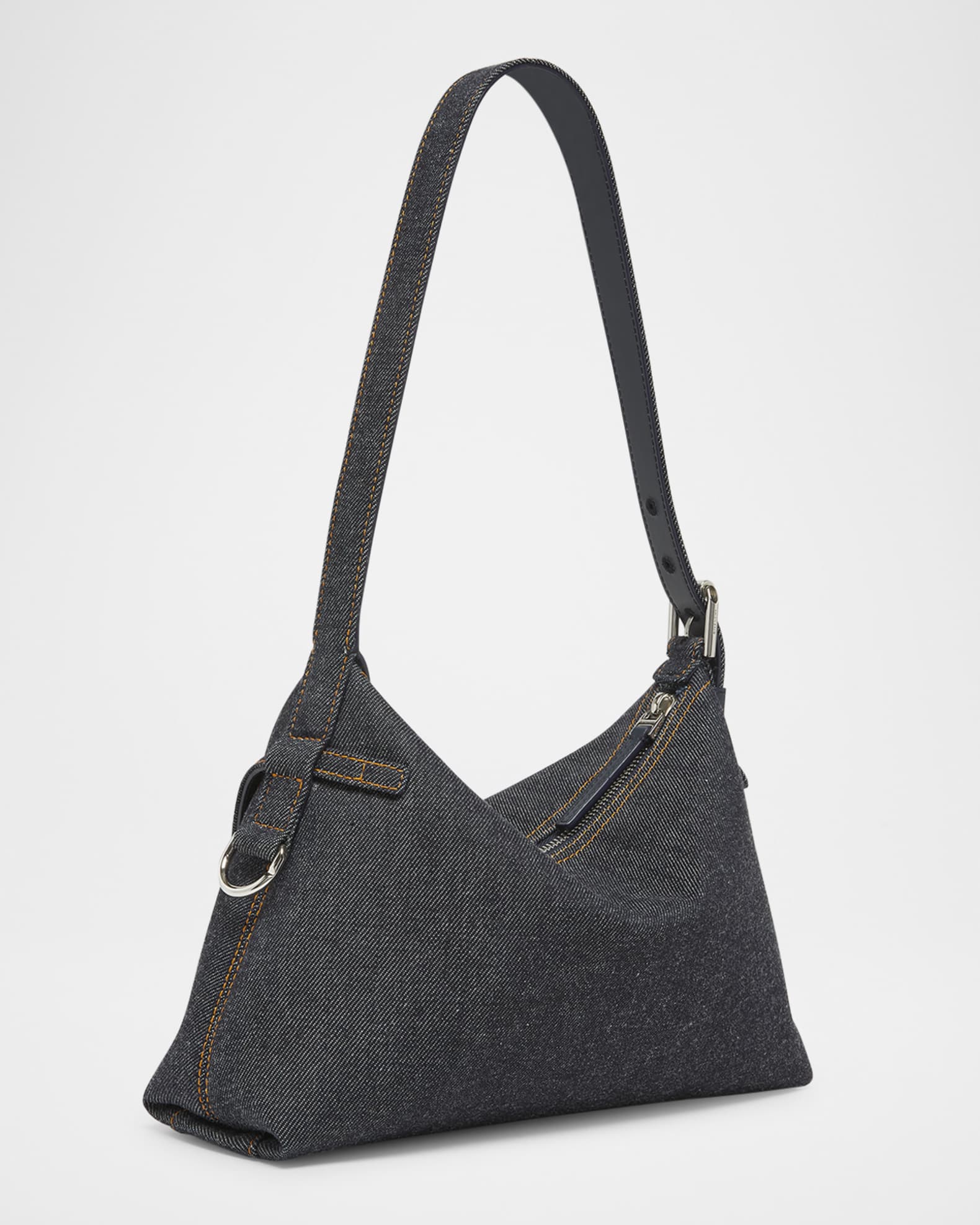 Givenchy Voyou Mini Shoulder Bag in Denim | Neiman Marcus