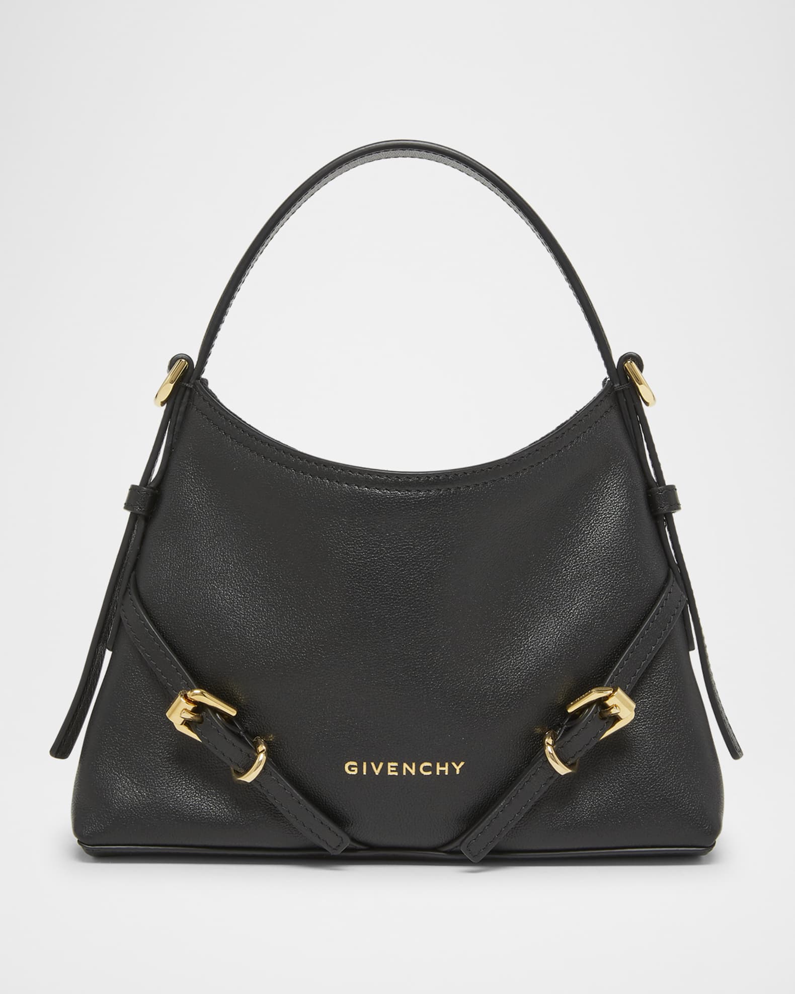 Givenchy Voyou Nano Top-Handle Bag in Shiny Leather | Neiman Marcus