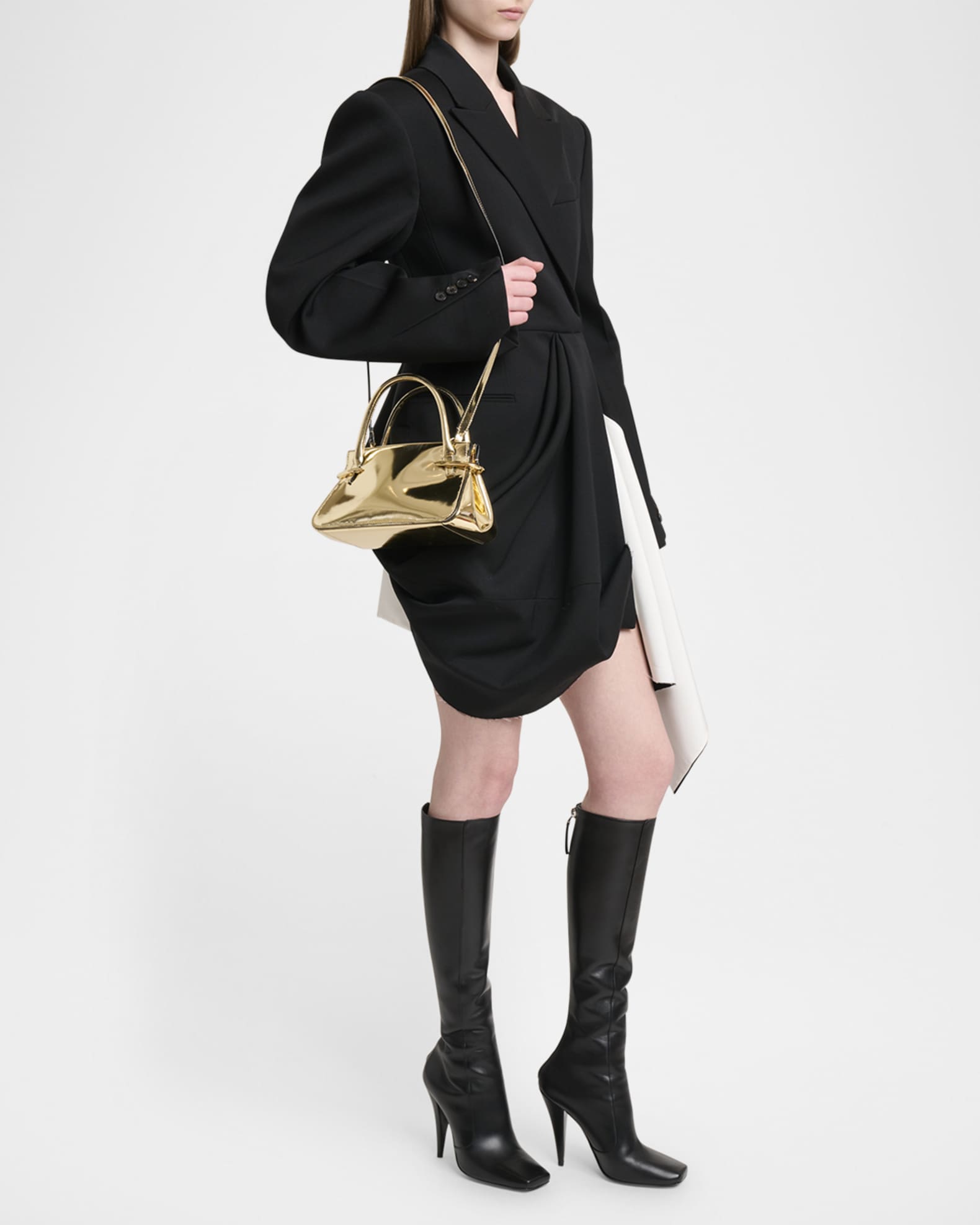GIVENCHY スパンコールミニバッグ GIVENCHY Pink Mini G Tote Vertical shopping Bag leather trimmed
