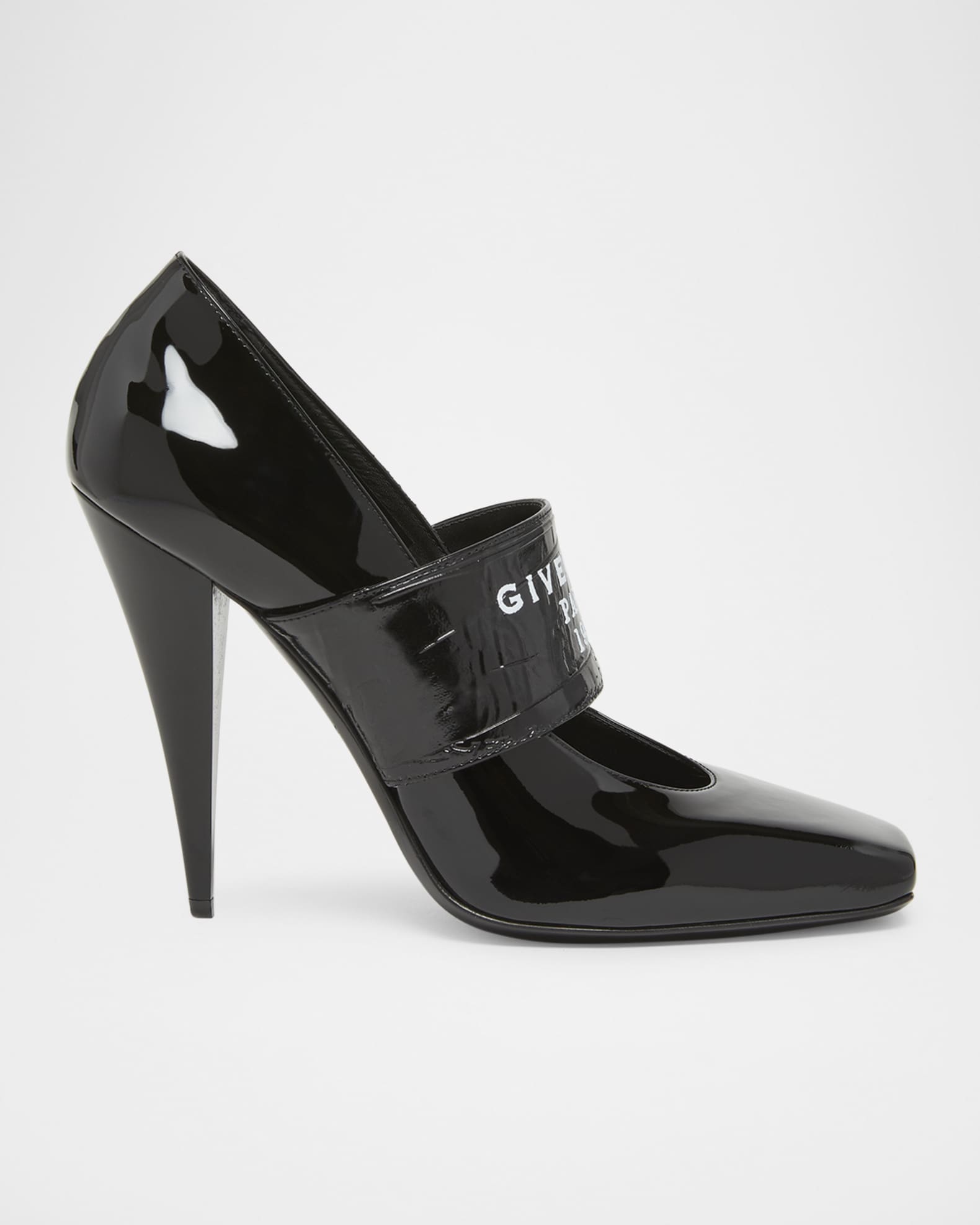 Givenchy Label Patent Leather Pumps | Neiman Marcus