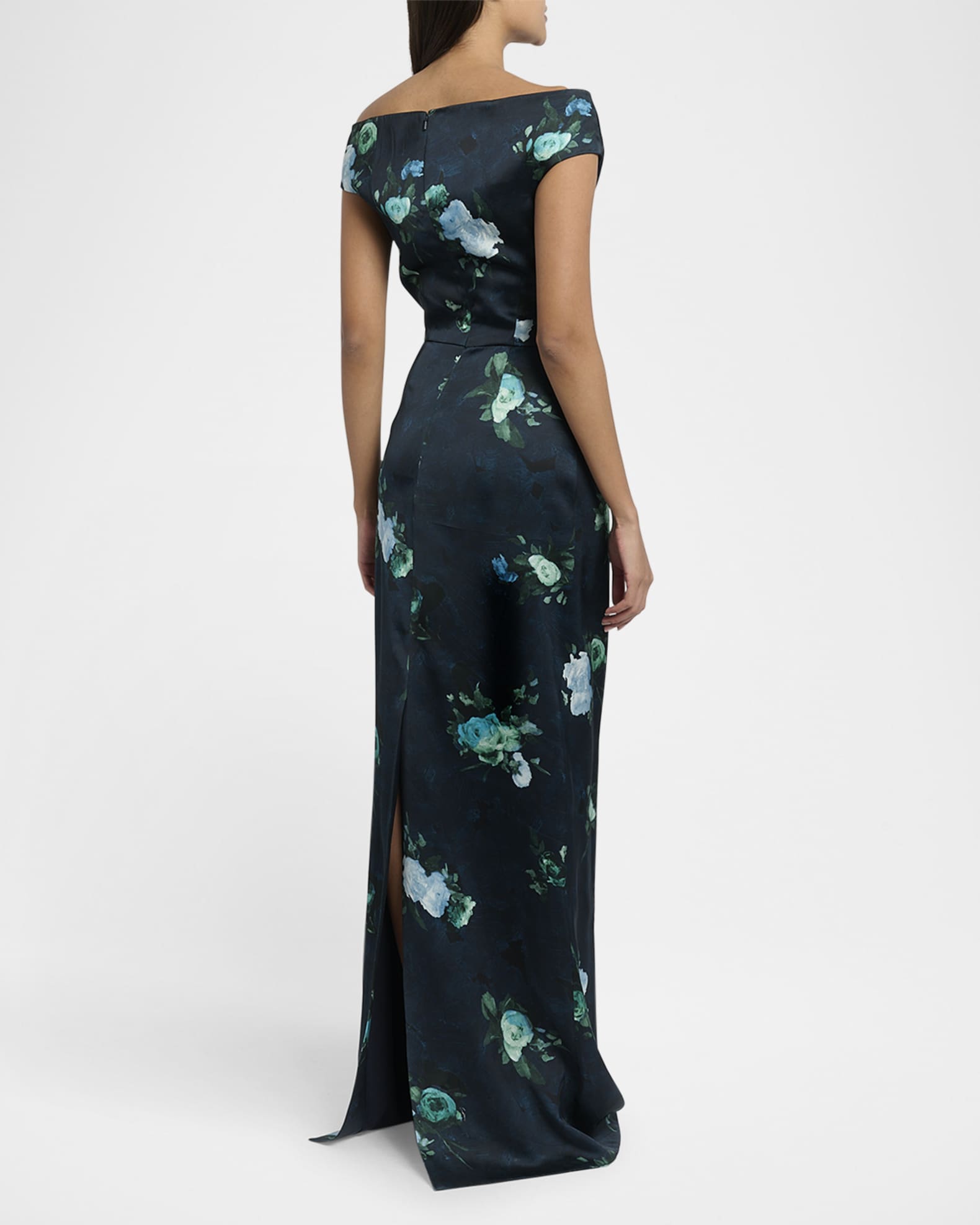 Erdem Abstract Rose Off-Shoulder Gown, Women's, 2, Evening Formal Gala Gowns Mother of the Bride Groom Off-The-Shoulder Gowns