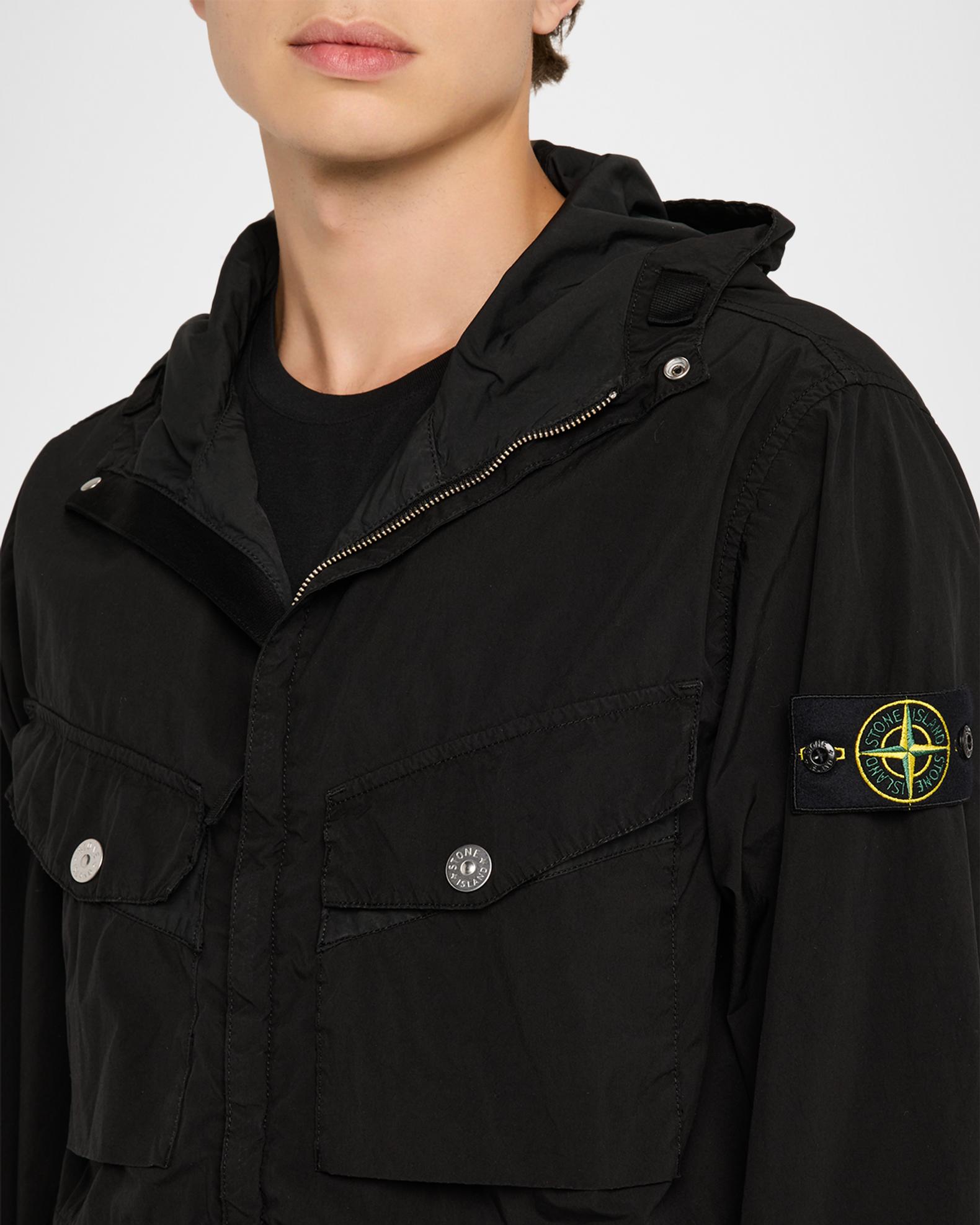 Stone Island Men's Lightweight Water Resistant Short Parka