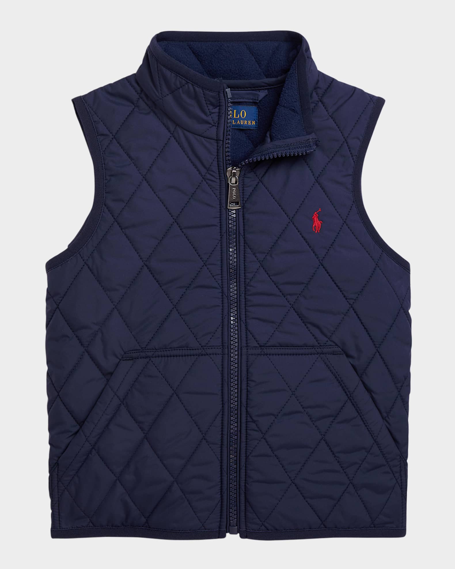 Polo Ralph Lauren ファイヤーマン キルティングベスト　ネイビー Polo Ralph Lauren Boy's Henson Water-Repellent Quilted Vest, Size