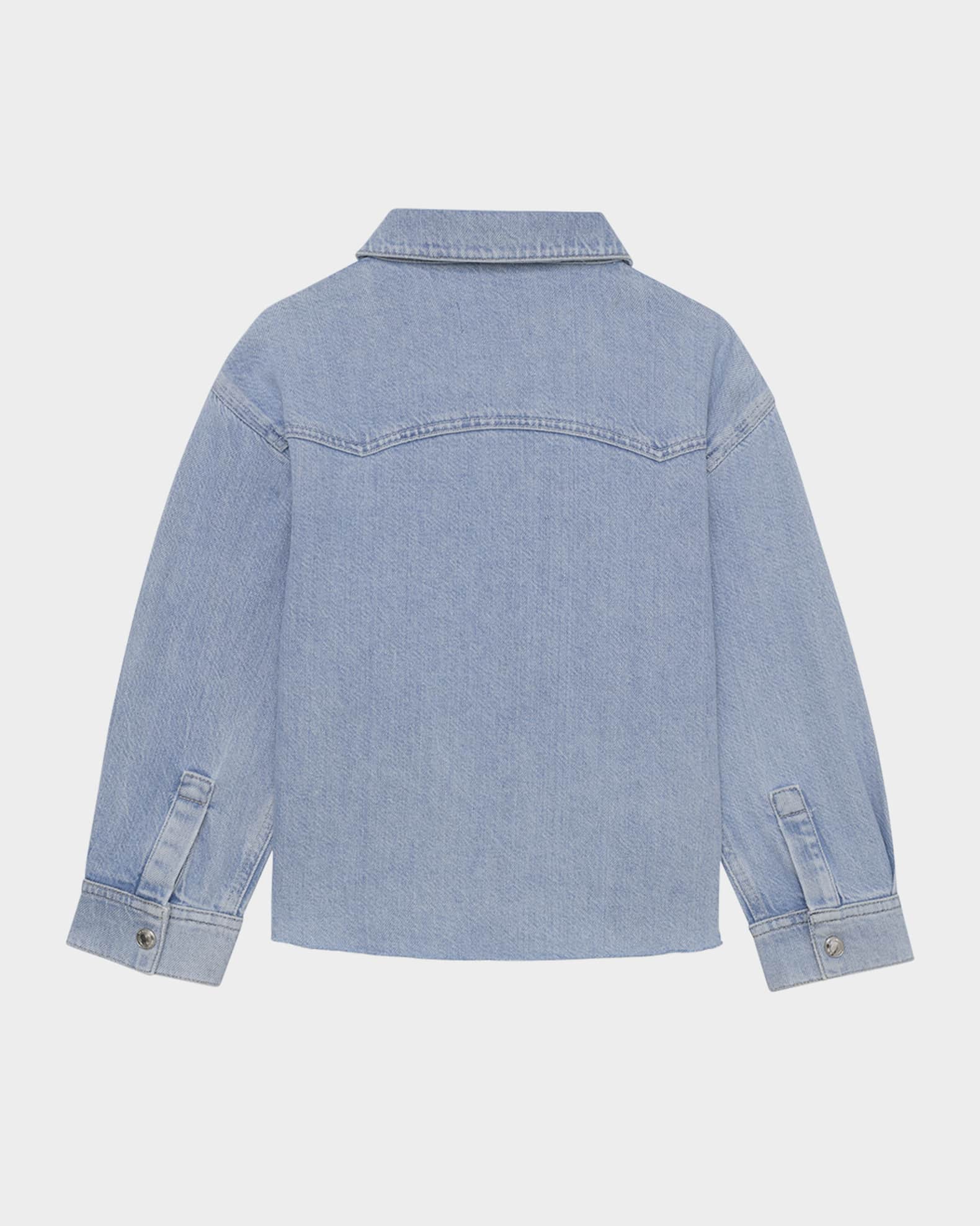 Girl's Olivia Western Denim Shirt, Size S-L 1