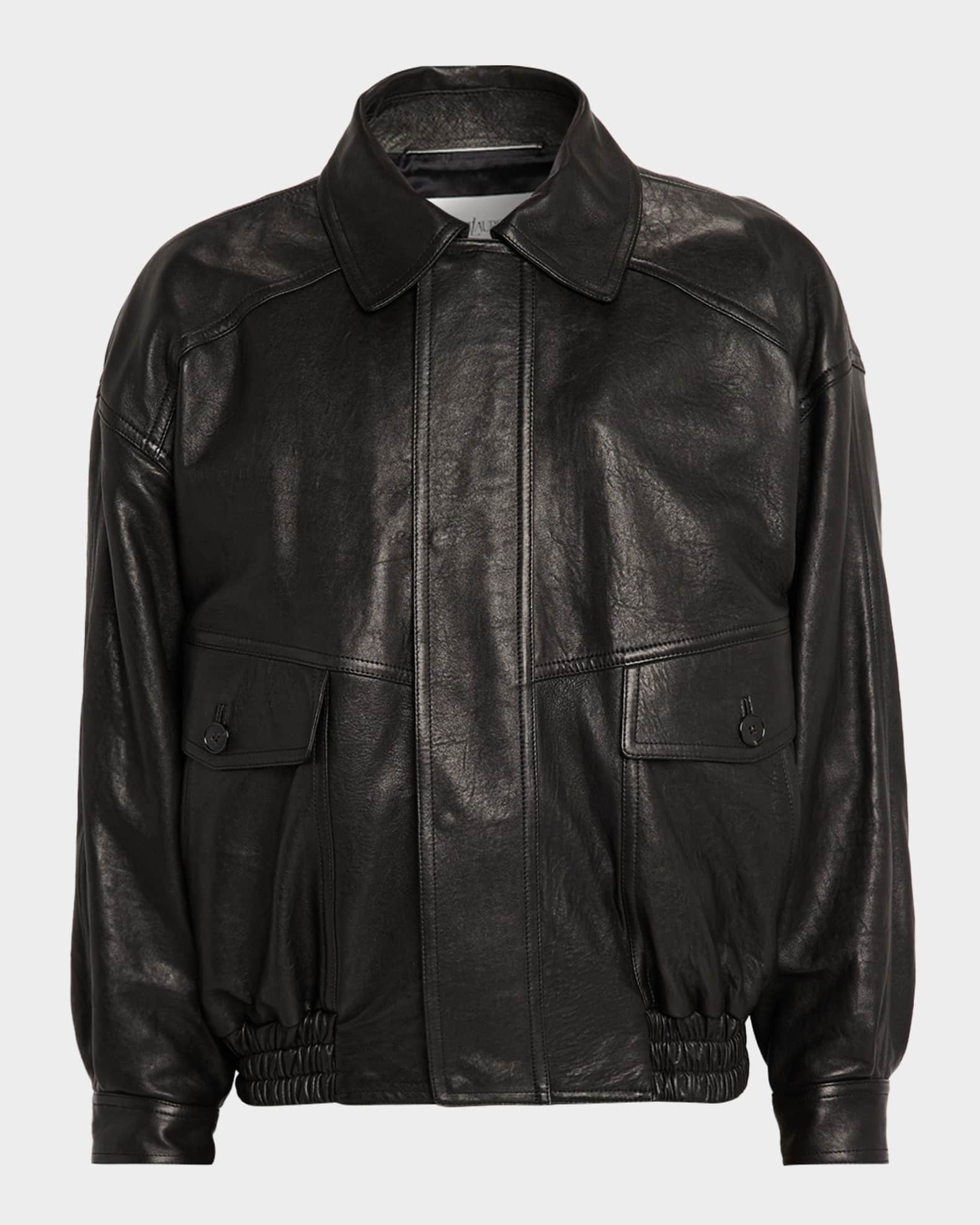 Slim-Fit LAURENT SAINT 48 レザージャケット LAURENT SAINT Leather PORTER MR | Men for Jacket Trucker ジャケット・アウター