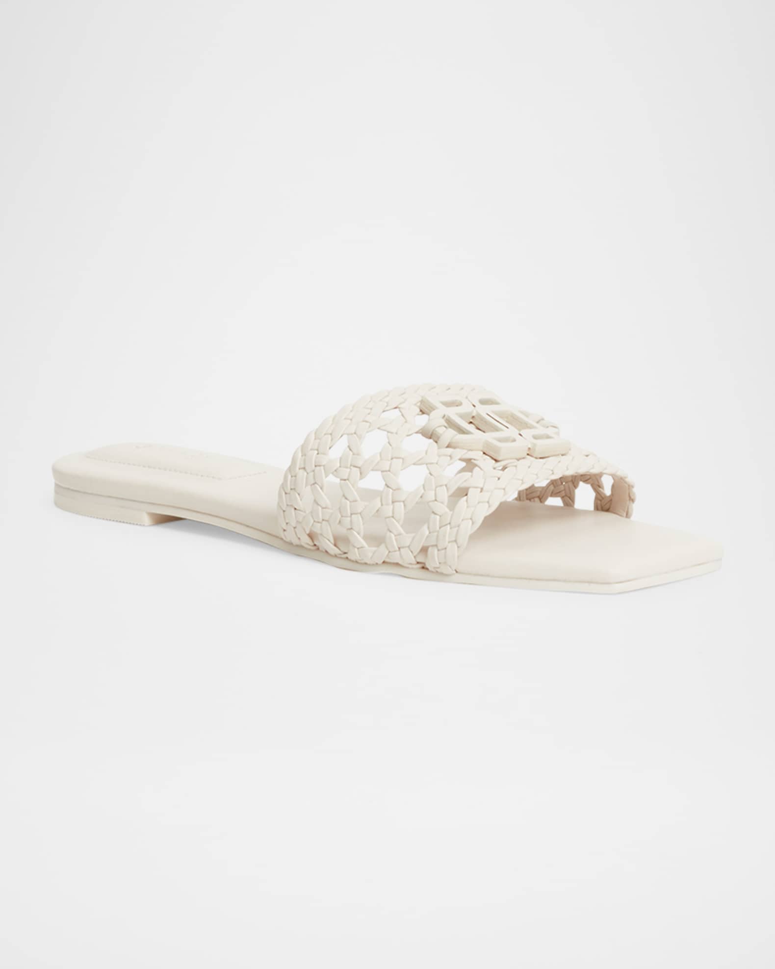 Dion Vegan Leather Flat Sandals 1