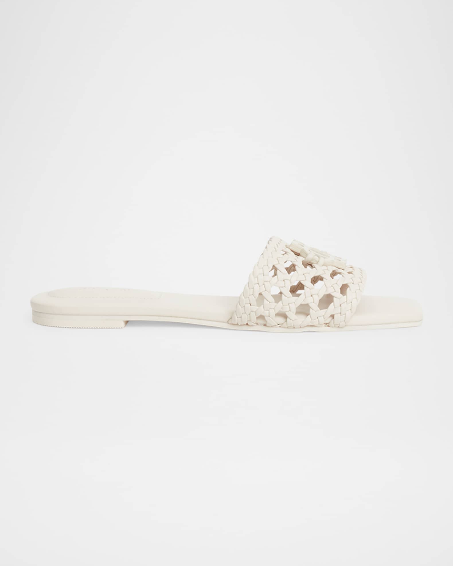 Dion Vegan Leather Flat Sandals 0