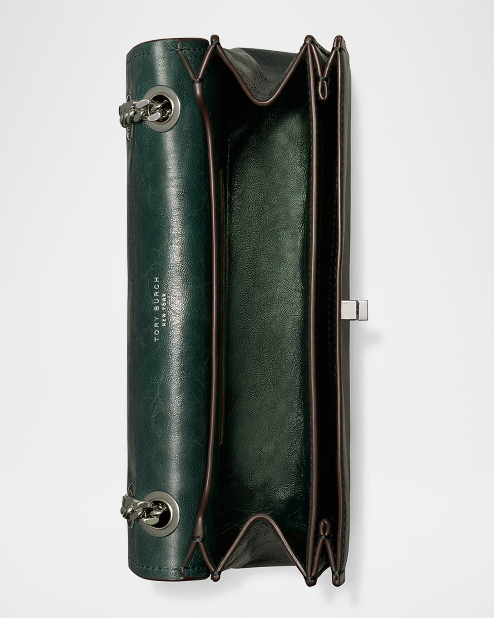 Tory Burch Kira Leather Flap Shoulder Bag | Neiman Marcus