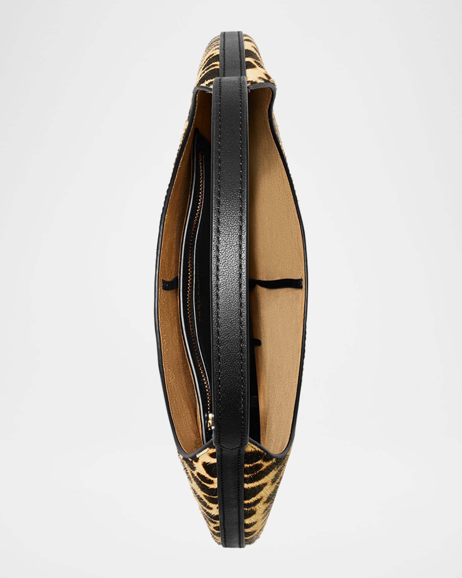 Tory Burch Pierced Cheetah-Print Calf Hair Shoulder Bag | Neiman