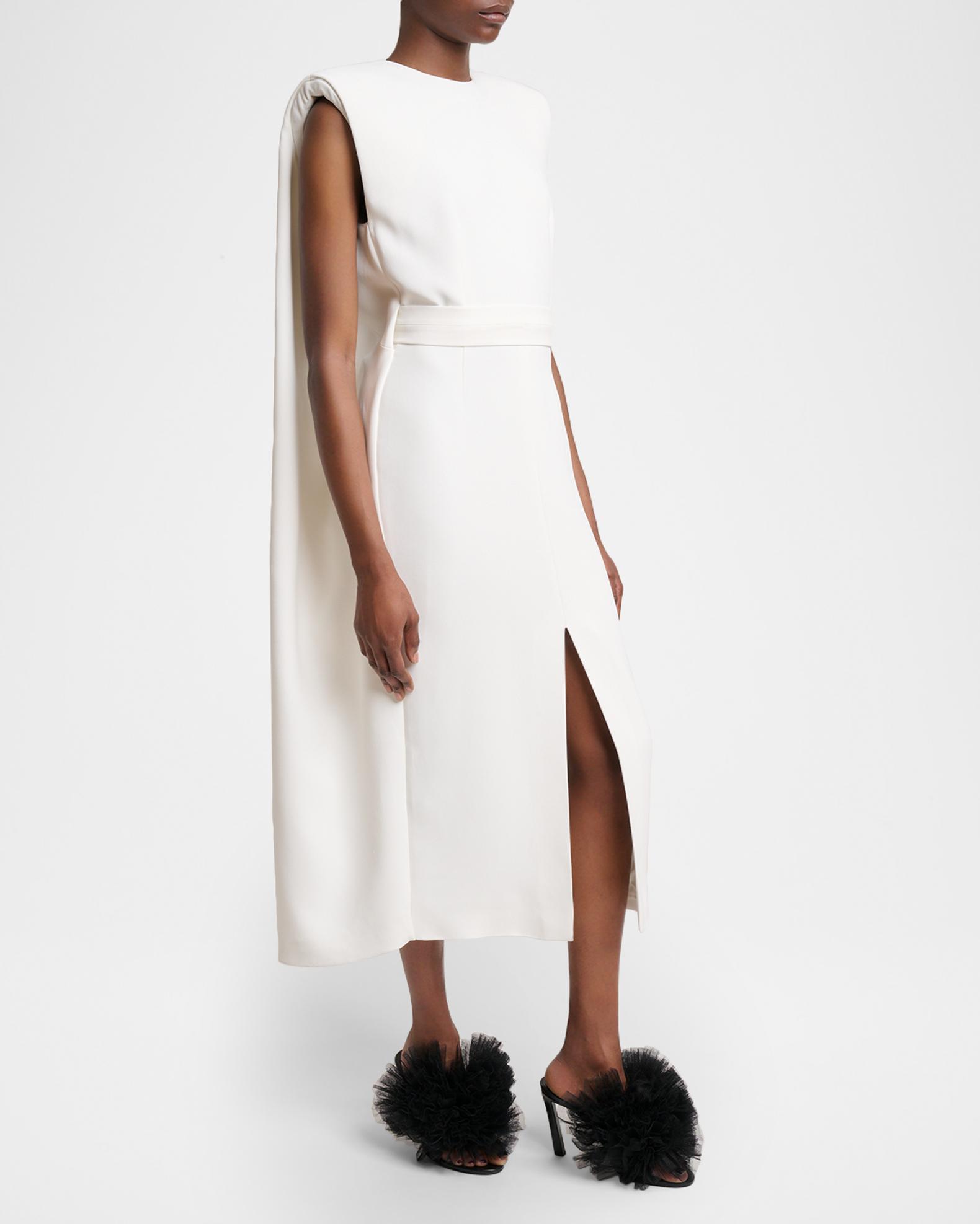 givenchy cream cape dress Givenchy Cream Sheath Dress with Capelet - Meghan Markle Dresses