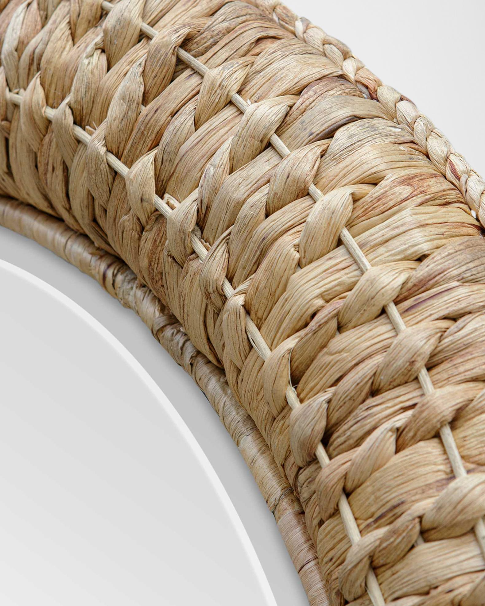 The Uttermost Co Twisted Seagrass 36" Round Wall Mirror | Neiman Marcus