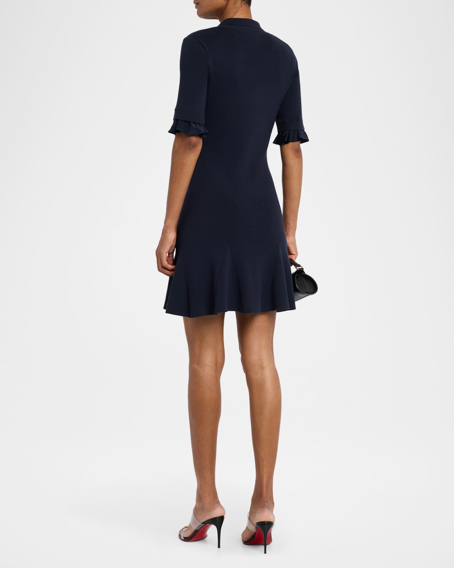 ワンピース Short Sleeve Polo Mini Dress M Amazon.com: AMPOSSTO Women's Sexy Button Short Sleeve Tummy