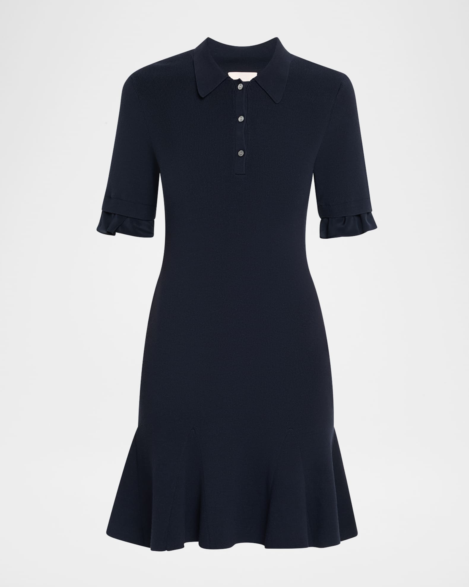 Cinq a Sept Keaton Short-Sleeve Polo Dress | Neiman Marcus