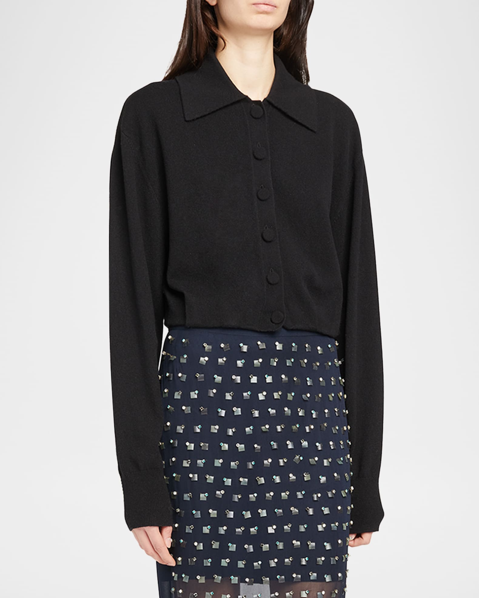 Dries Van Noten Tigre Cashmere Cardigan | Neiman Marcus