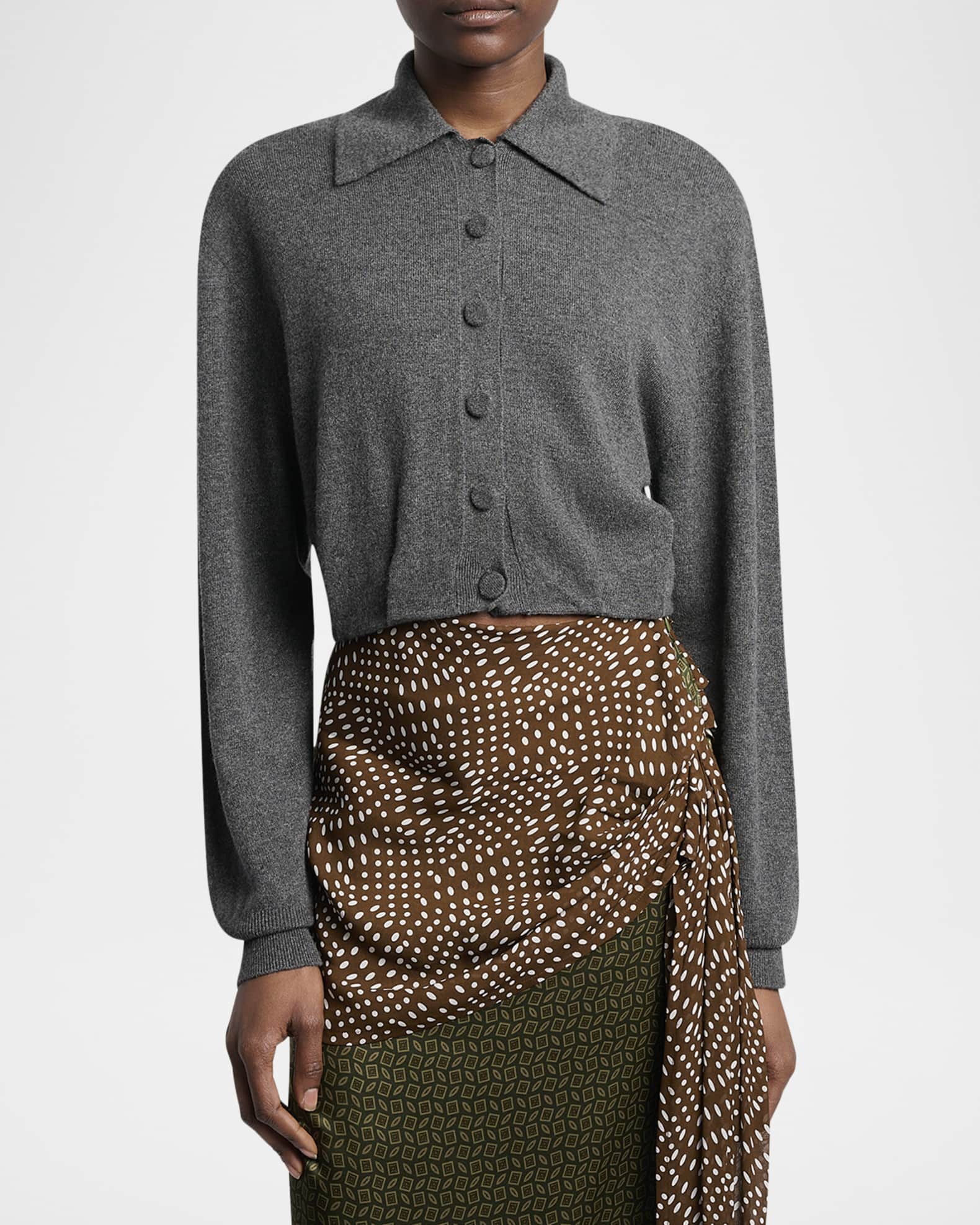 Dries Van Noten Tigre Cashmere Cardigan | Neiman Marcus