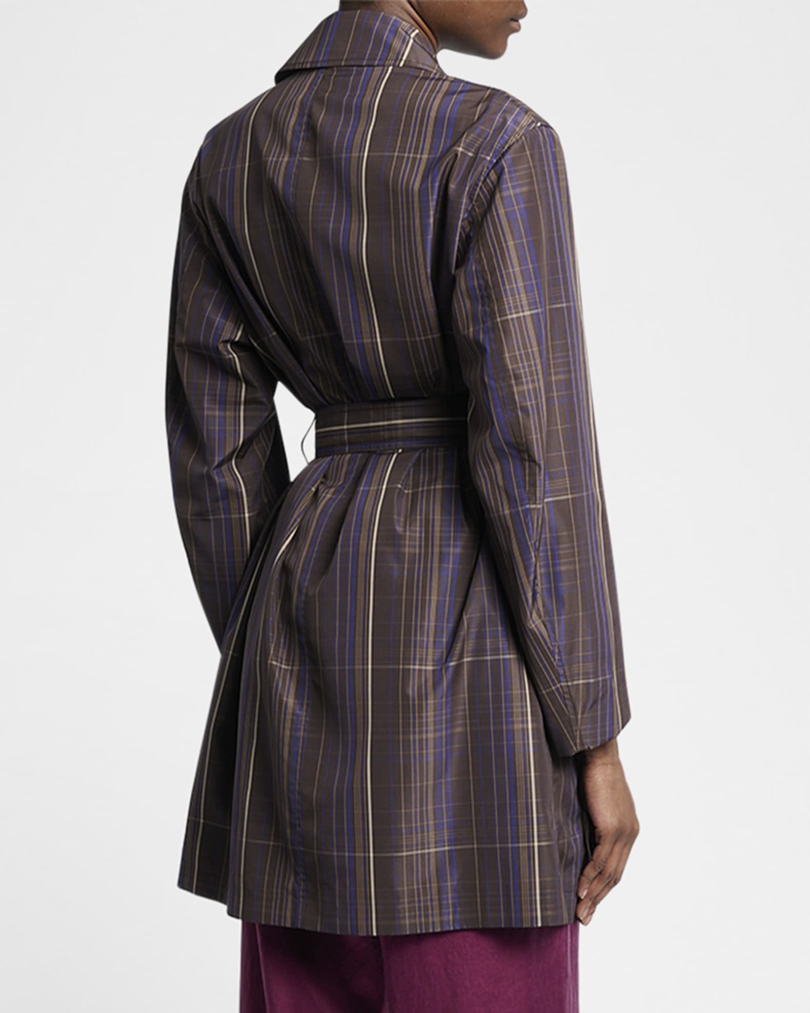 ジャケット・アウター DRIES VAN NOTEN FW1999 Belted Coat DRIES VAN NOTEN Belted sequin-embellished cotton-blend terry