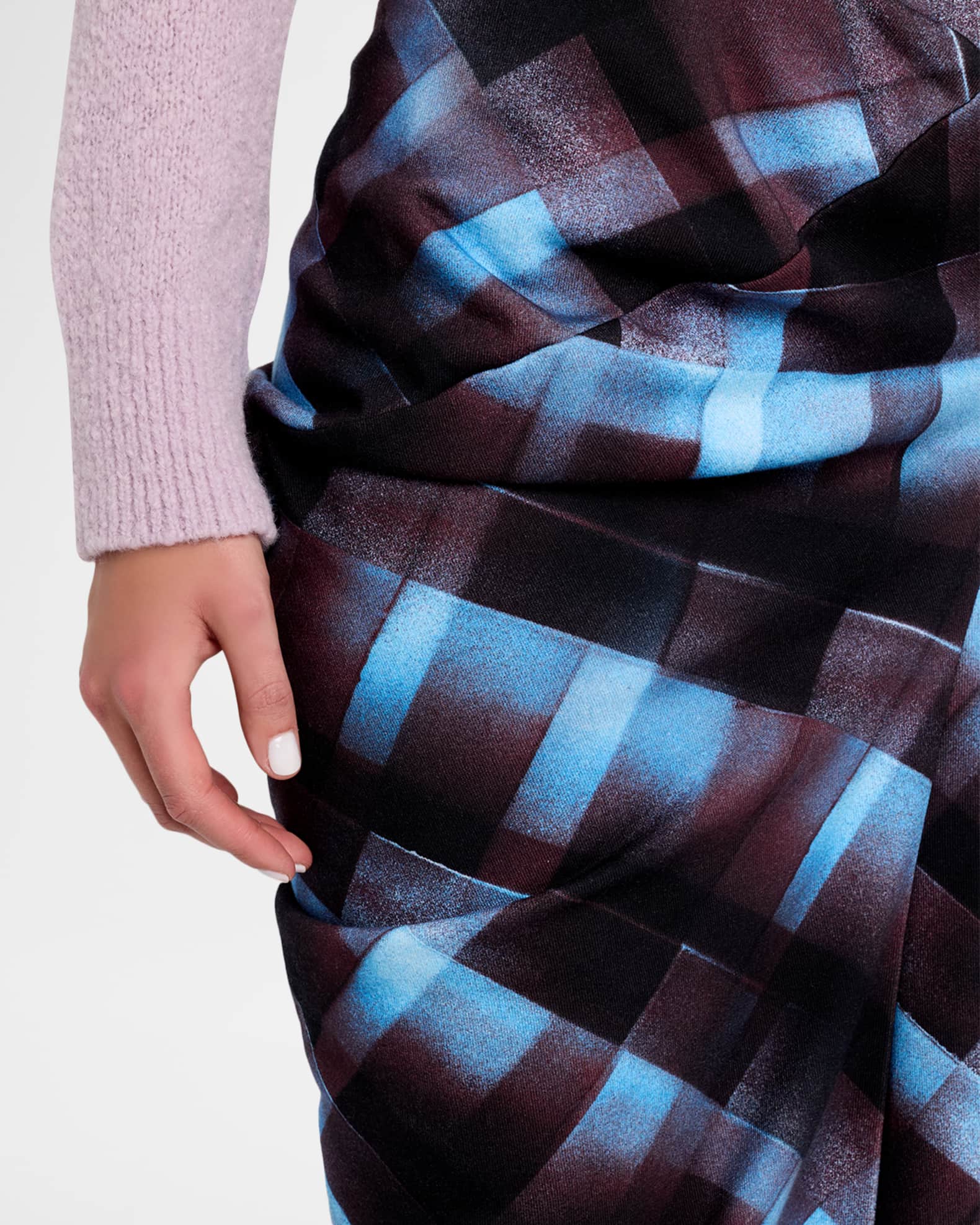 スカート DRIES VAN NOTEN checked skirt Dries Van Noten Smila Check Bias Maxi Skirt | Saks Fifth Avenue