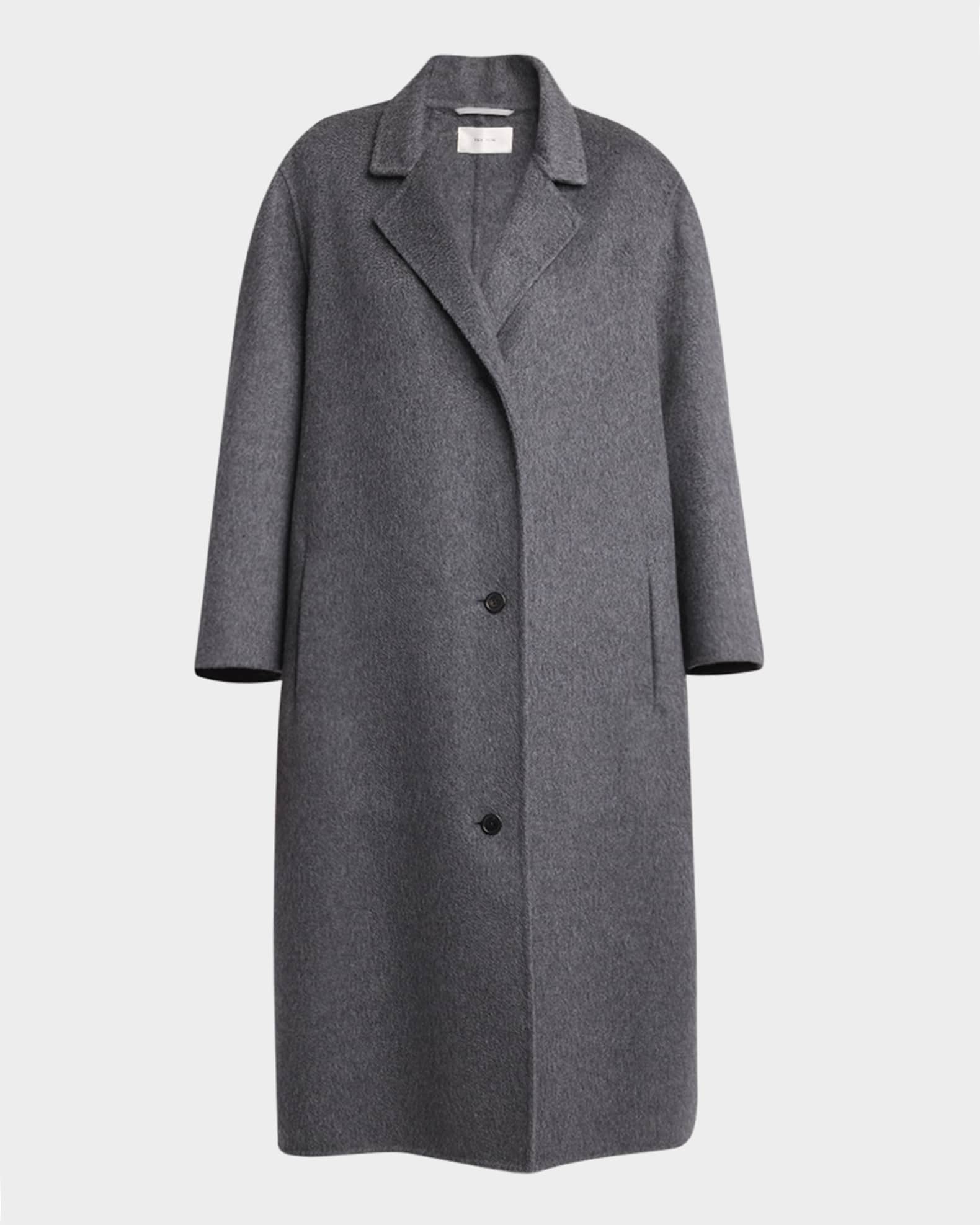 コート The Row Egle Single-Breasted Wool And Silk Coat THE ROW Egle single-breasted wool and silk coat - Black