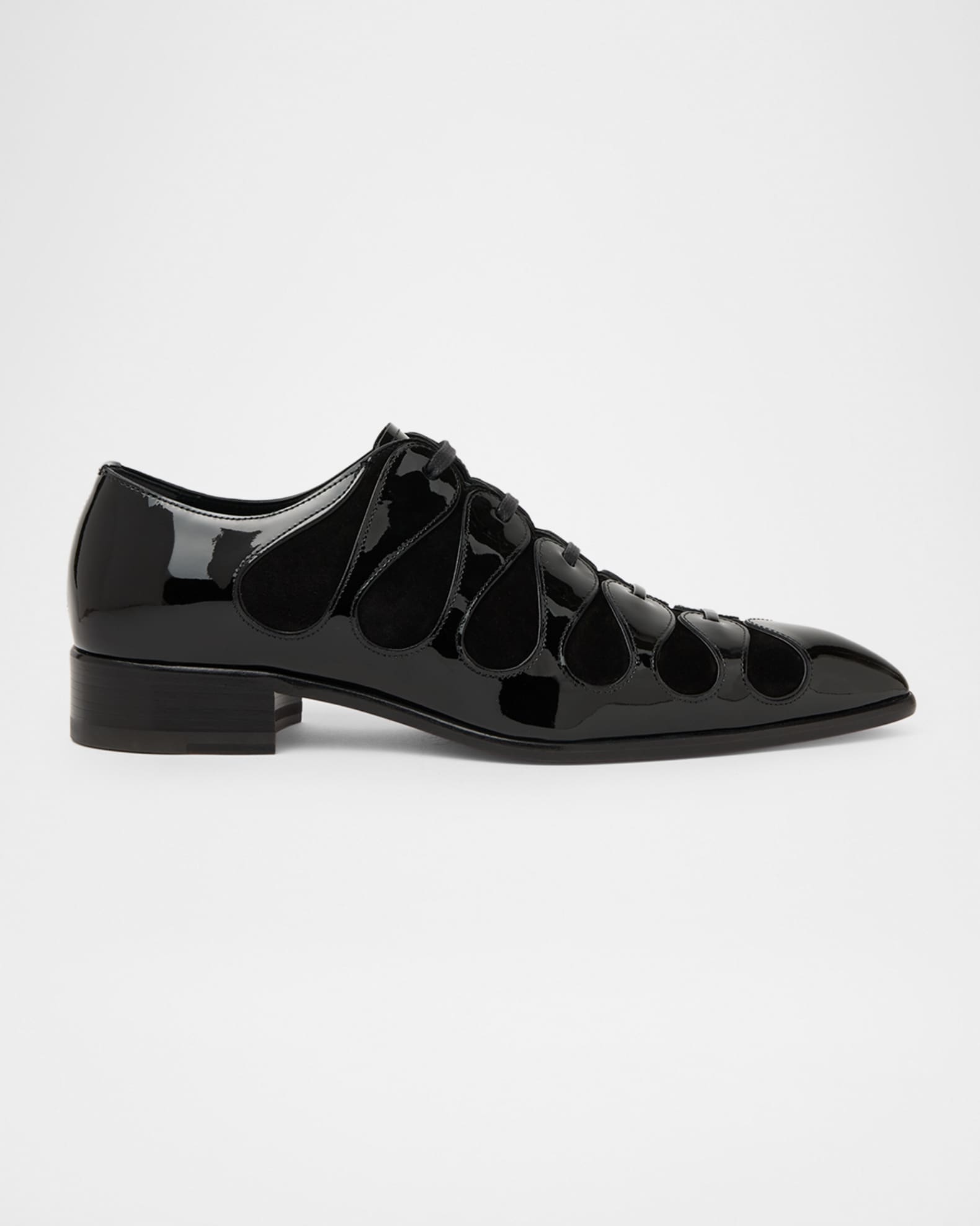 Christian Louboutin Men's Circus Patent Leather Red-Sole Oxfords | Neiman  Marcus